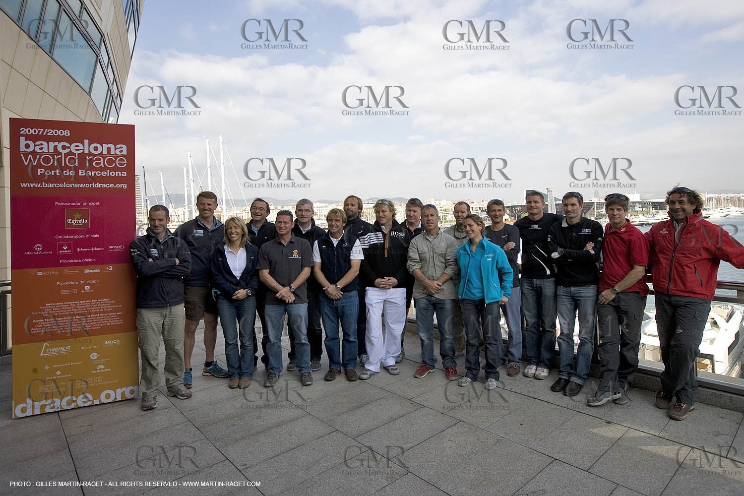 09 11 2007 - Barcelona (Spain) -  Barcelona World Race 2007 - Skippers presentation