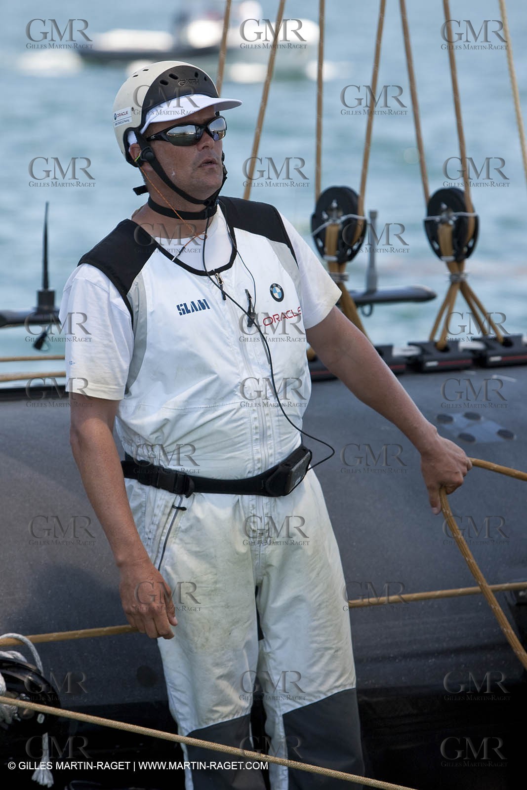 14 07 2009 - San Diego (USA,CA) -33rd America's Cup - BMW ORACLE Racing - First sea trials .of the newly modified BOR 90 trimaran