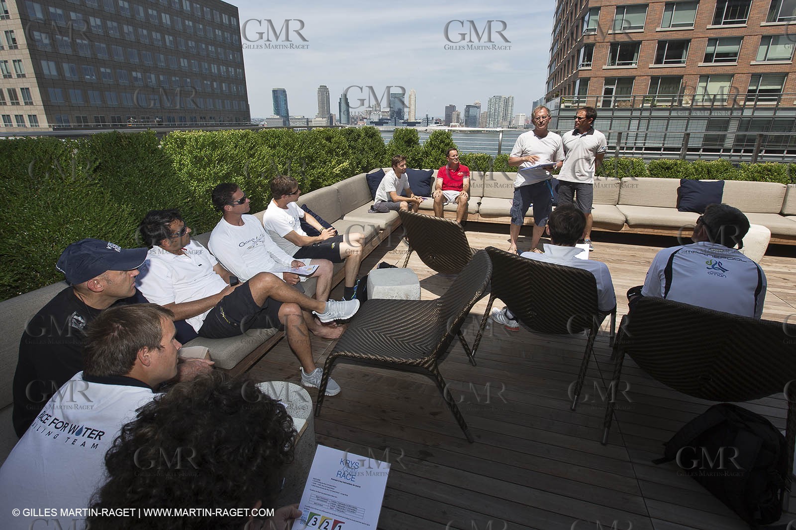 05 07 2012 - New York (USA) - Ocean Krys Race - Speed runs in fornt of NY city