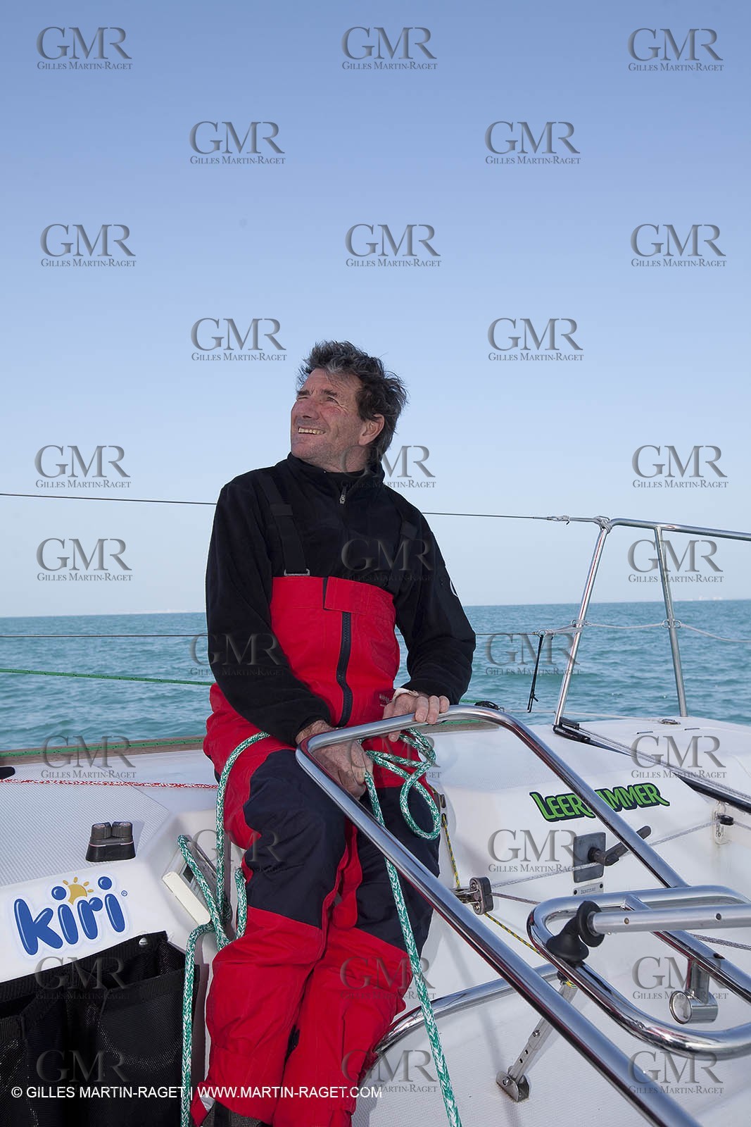 13 03 2010 -  La Grande Motte   Port Camargue (FRA) - Groupe Bel - Kito de Pavant   Sebastien Audigane training for Transat AG2R