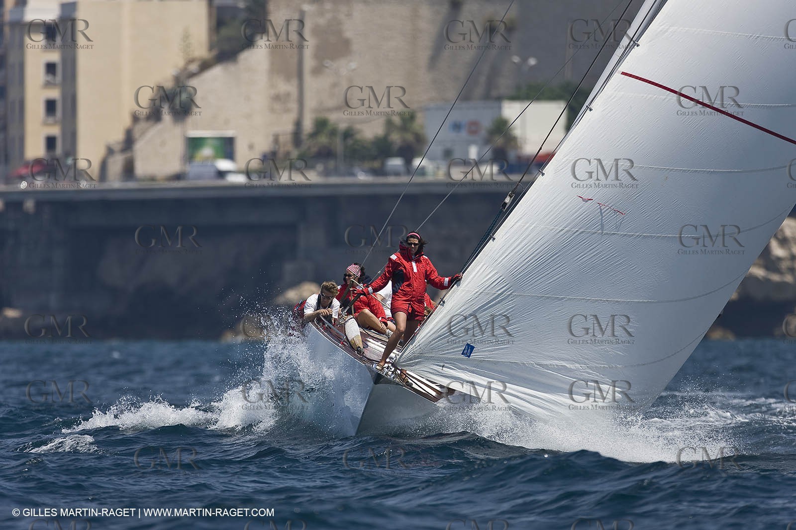 Sailing, Classic yachts, Voiles Vieux Port 2009, Marseille (FRA)