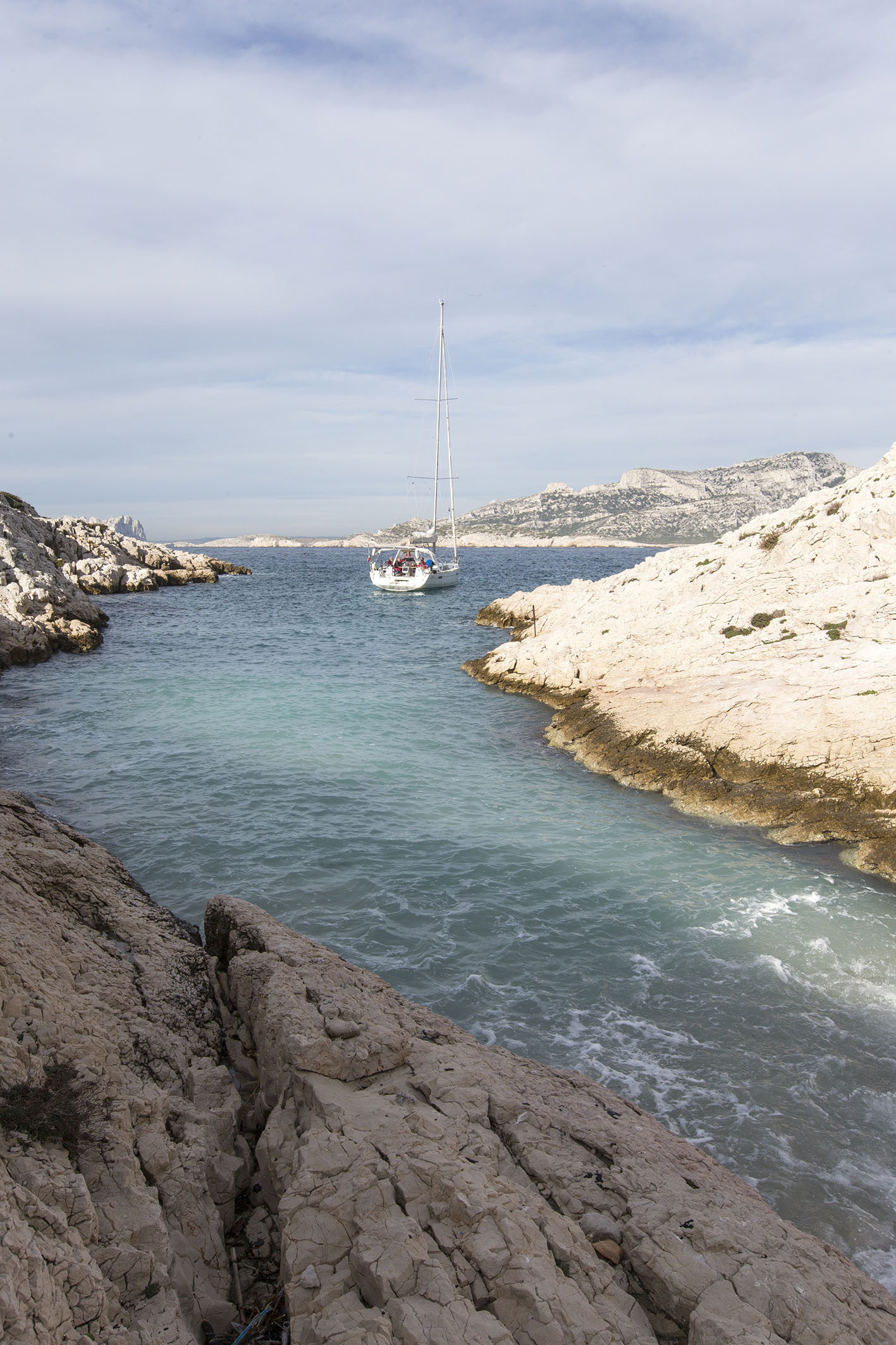 08 01 2016, Marseille (FRA, 13), Cruising in winter in the Calanques