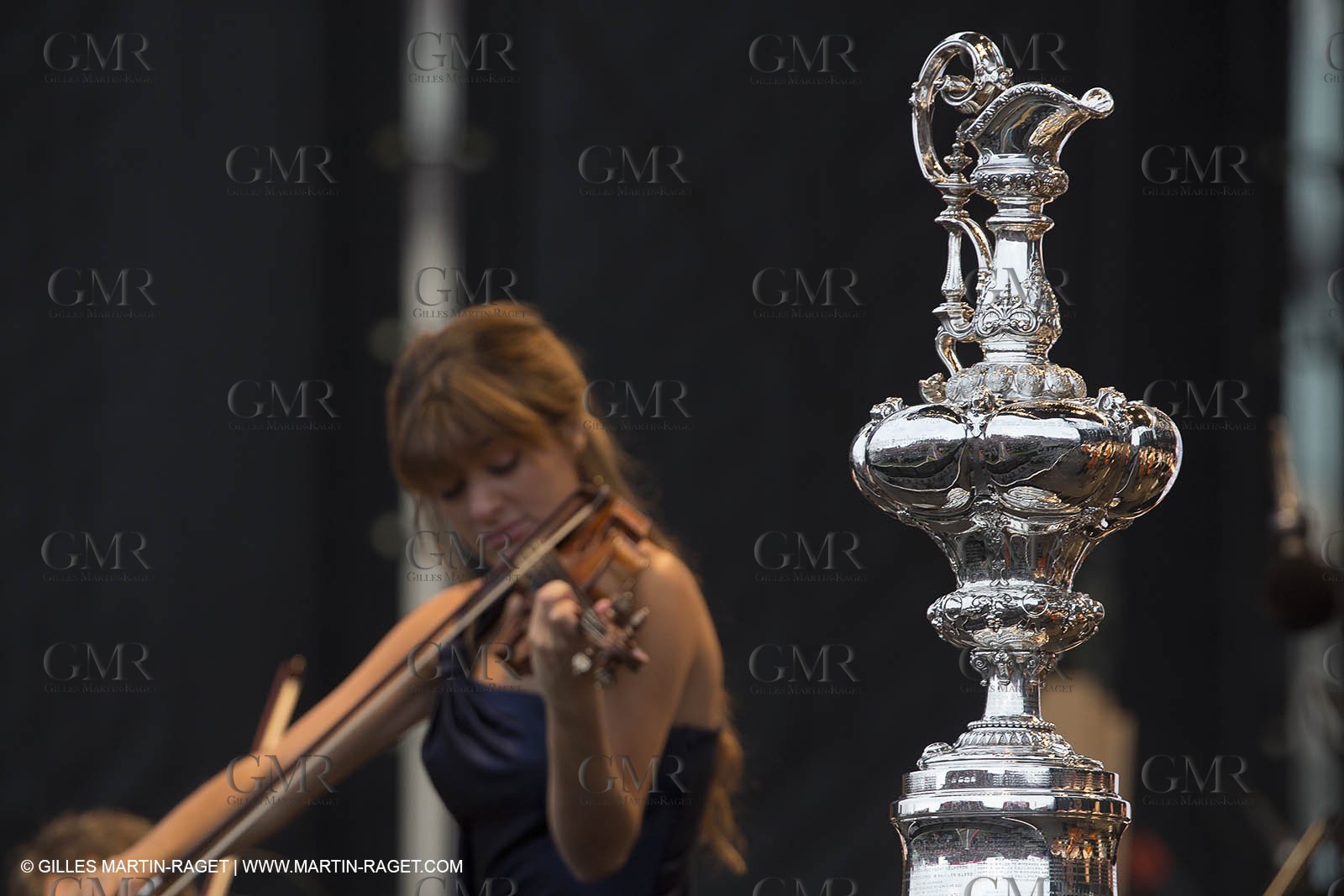20 07 2013 - San Francisco (USA,CA) - 34th America's Cup - America's Cup Pavilion Concert Series - San Francisco Symphony - Nicola Benedetti (Violin)