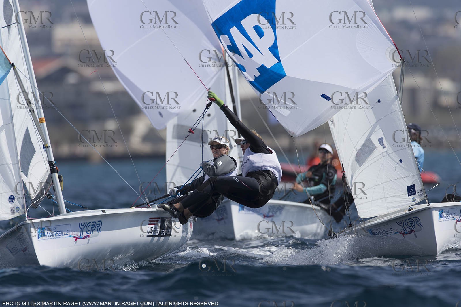 12 04 2015, Marseille (FRA), Yachting Club de la Pointe Rouge - Coupe Internationale de Printemps des 470, Final Day