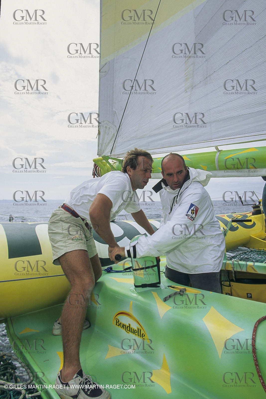 Yacht Racing, Multihull, ORMA 60, Jean Le Cam, Bonduelle