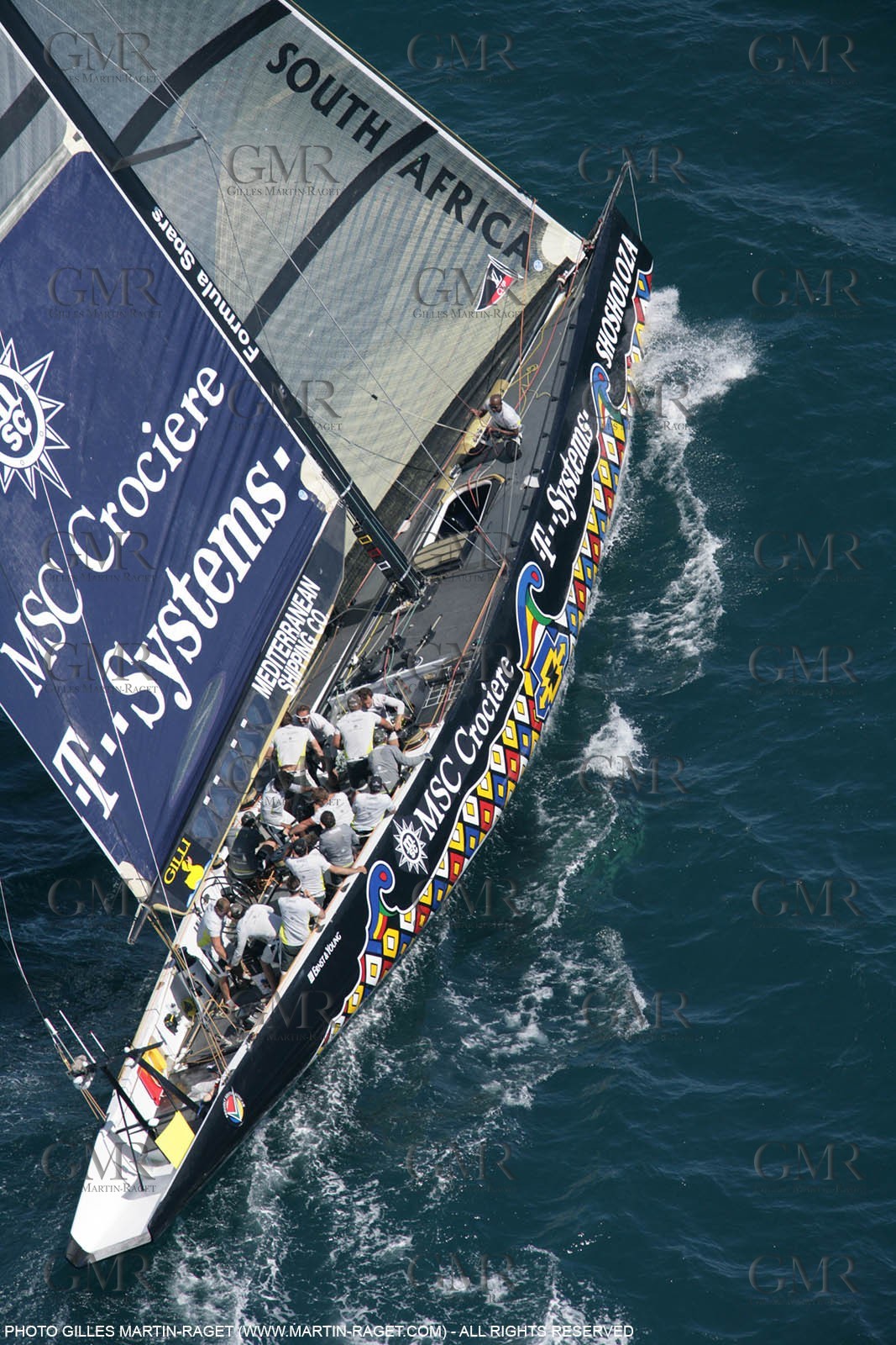 09 05 2007-Valencia (Spain)- 32nd America's Cup - Louis Vuitton Cup - RR2 - Day 11 - BMW ORACLE Racing