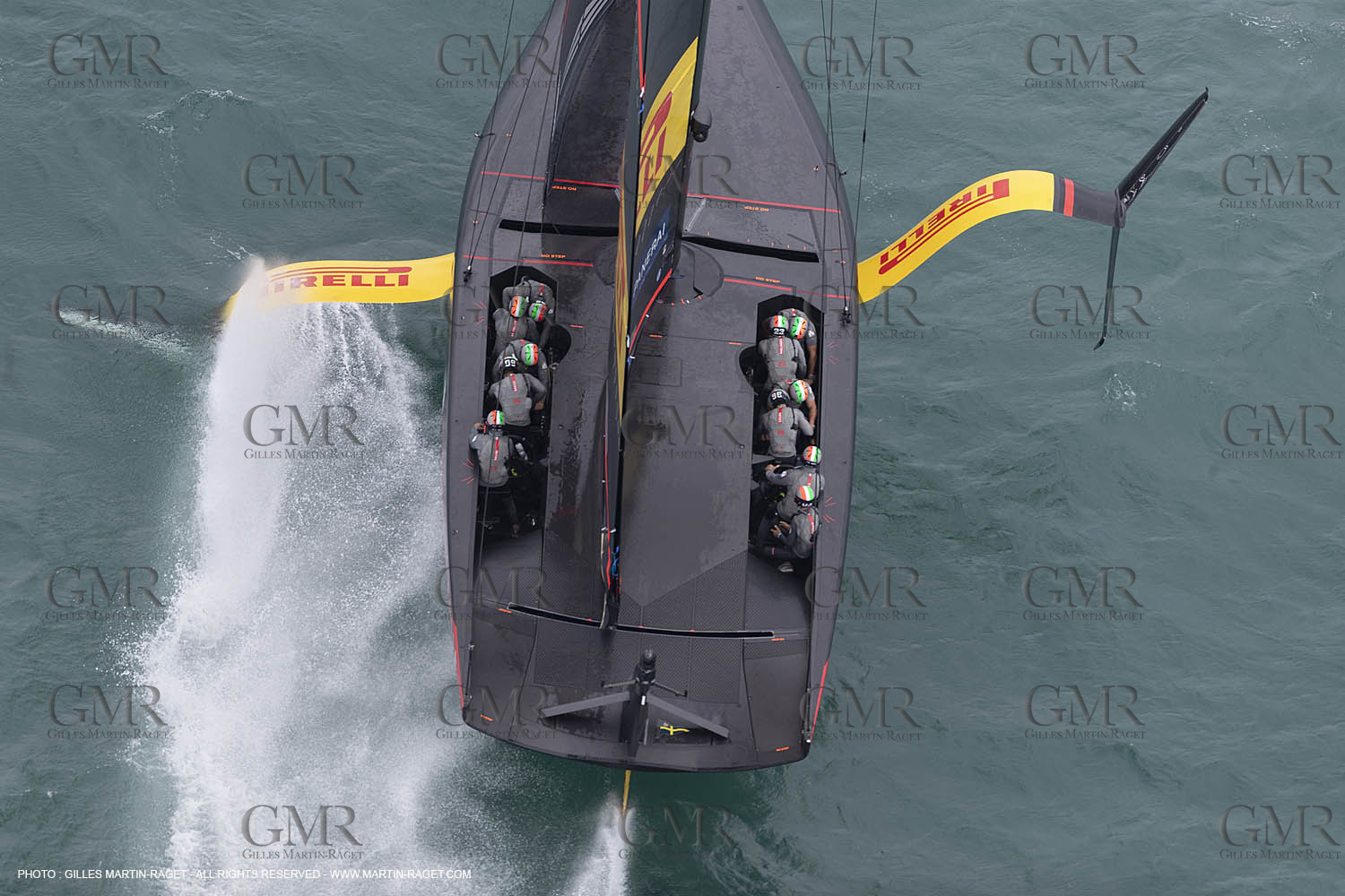 10 12 2020 - Auckland (NZL) - 36th America's Cup - Practice Sessions - Day 2 -Luna Rossa Prada Pirelli Team