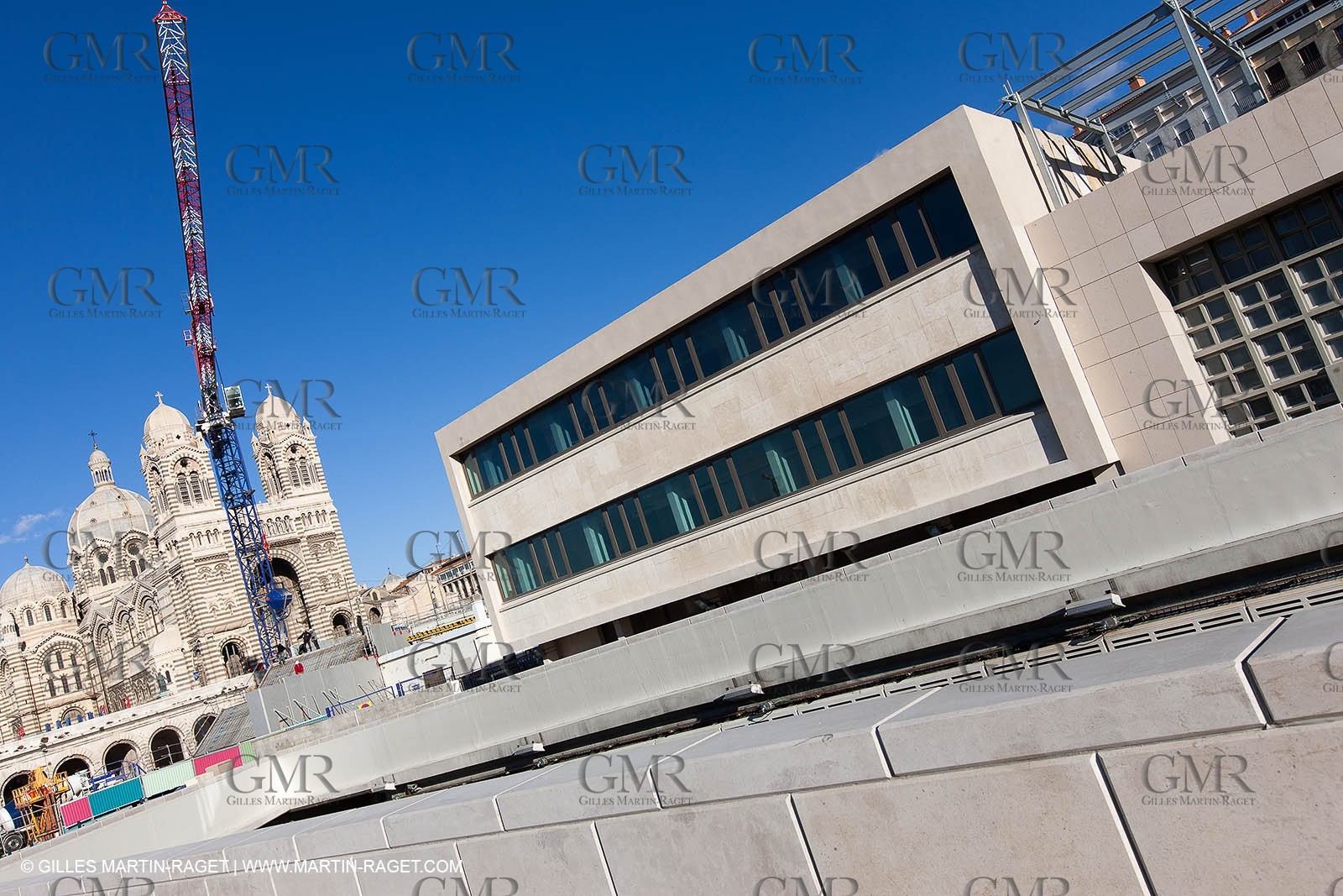 11 01 2013 - Marseille (FRA,13) - Marseille Provence 2013, European capital of Culture, J4 Esplanade, MUCEM Museum and Villa Mediterranée.