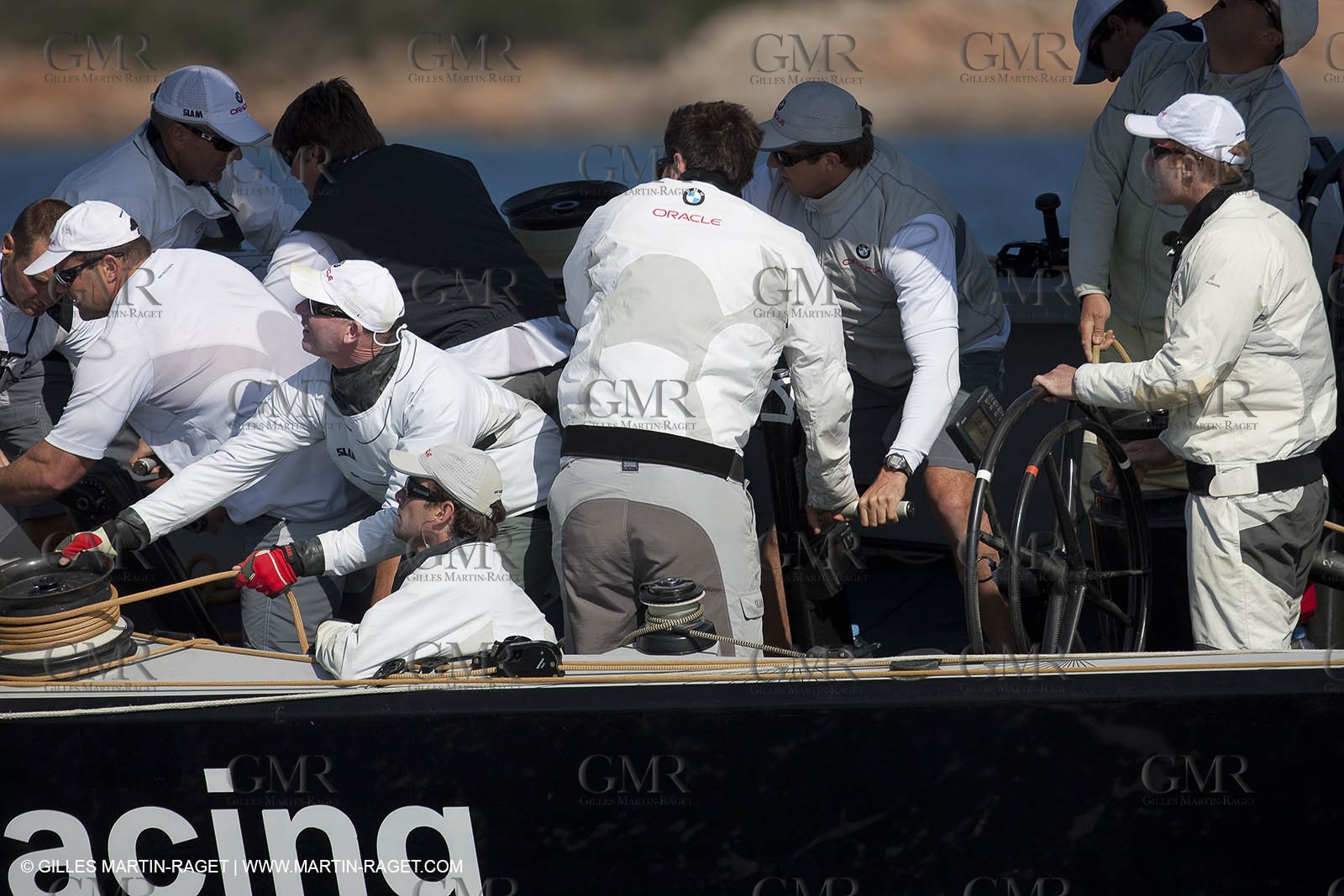 18 05 2010 - La Maddalena (ITA, Sardinia) Louis Vuitton Trophy - BMW ORACLE Racing - Training