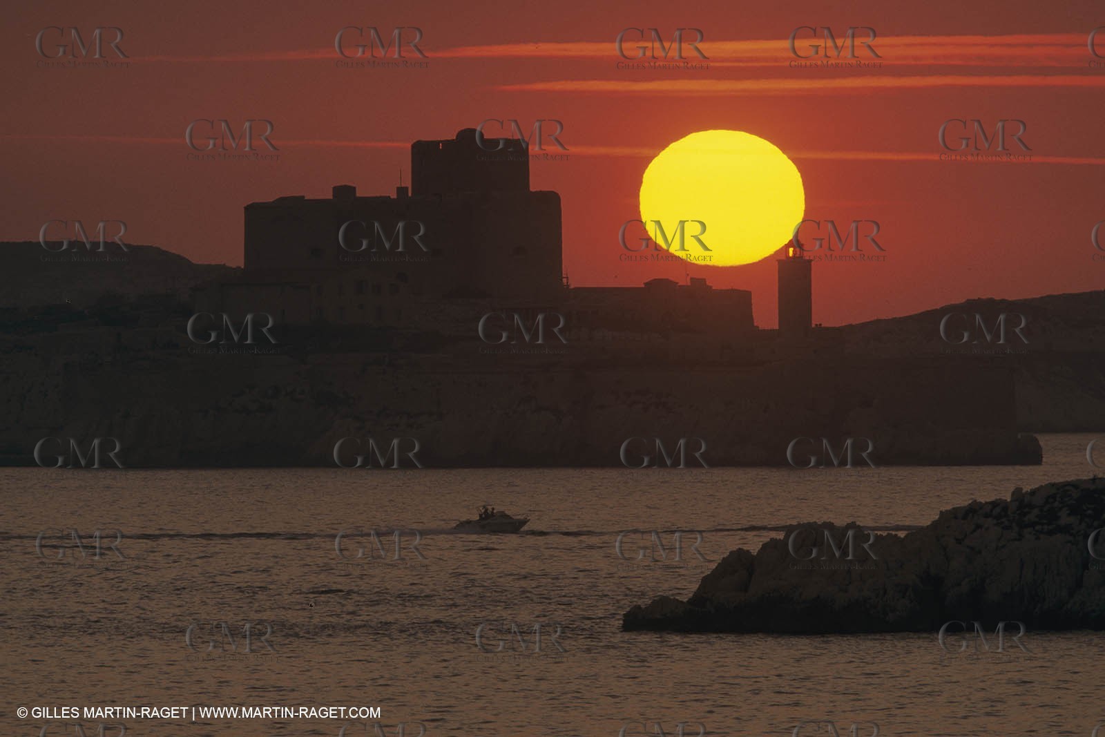 France, Provence, Les Calanques & Iles de Marseille, Chateau d'If
