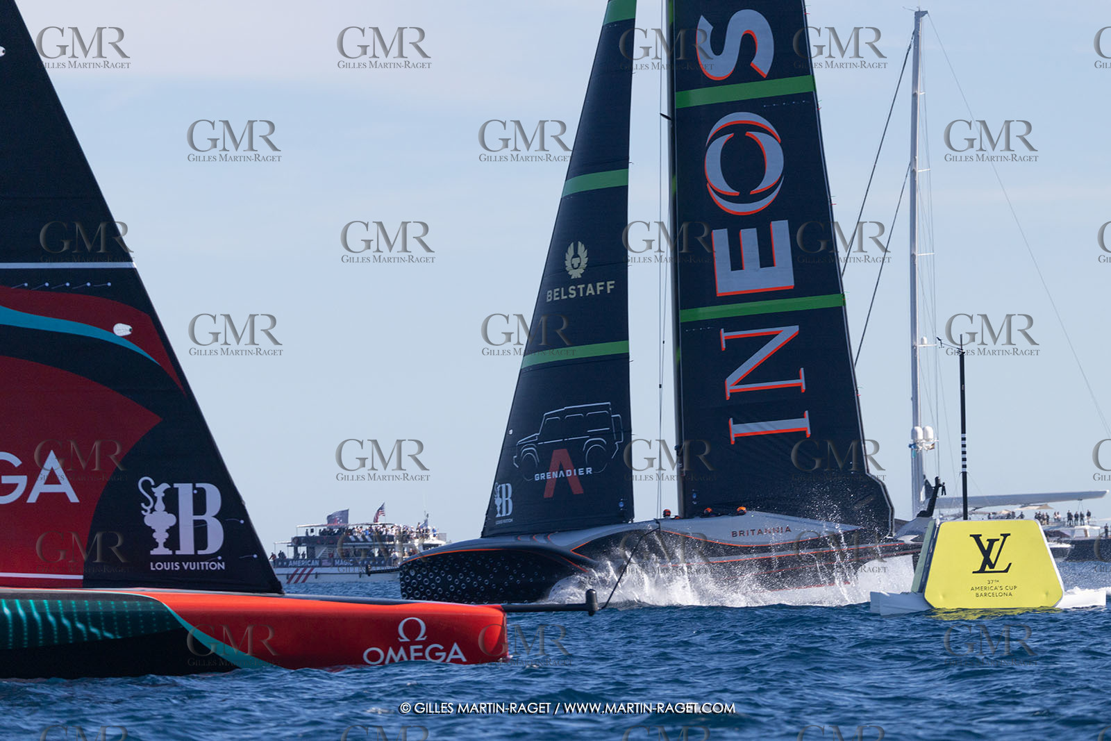 19 10 2024, Barcelona (ESP), Louis Vuitton 37th America's Cup, Final Match, Race Day 6