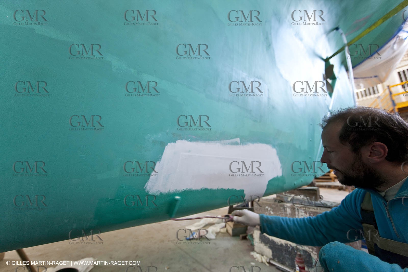 13 03 2010 - La Ciotat (FRA,13) - Mariska - finitions au Charpentiers Réunis