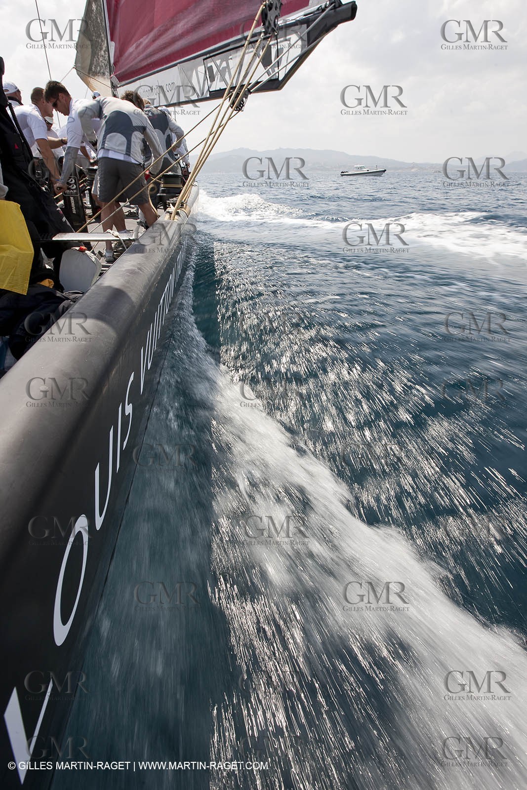 19 05 2010 - La Maddalena (ITA, Sardinia) Louis Vuitton Trophy - BMW ORACLE Racing - Training