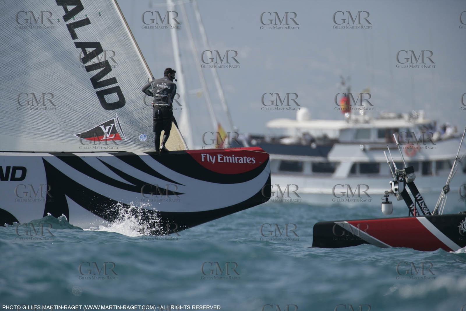 26 06 2007-Valencia (Spain)- 32nd America's Cup - Final Match - Day 3 - Alinghi vs Emirates Team New Zealand