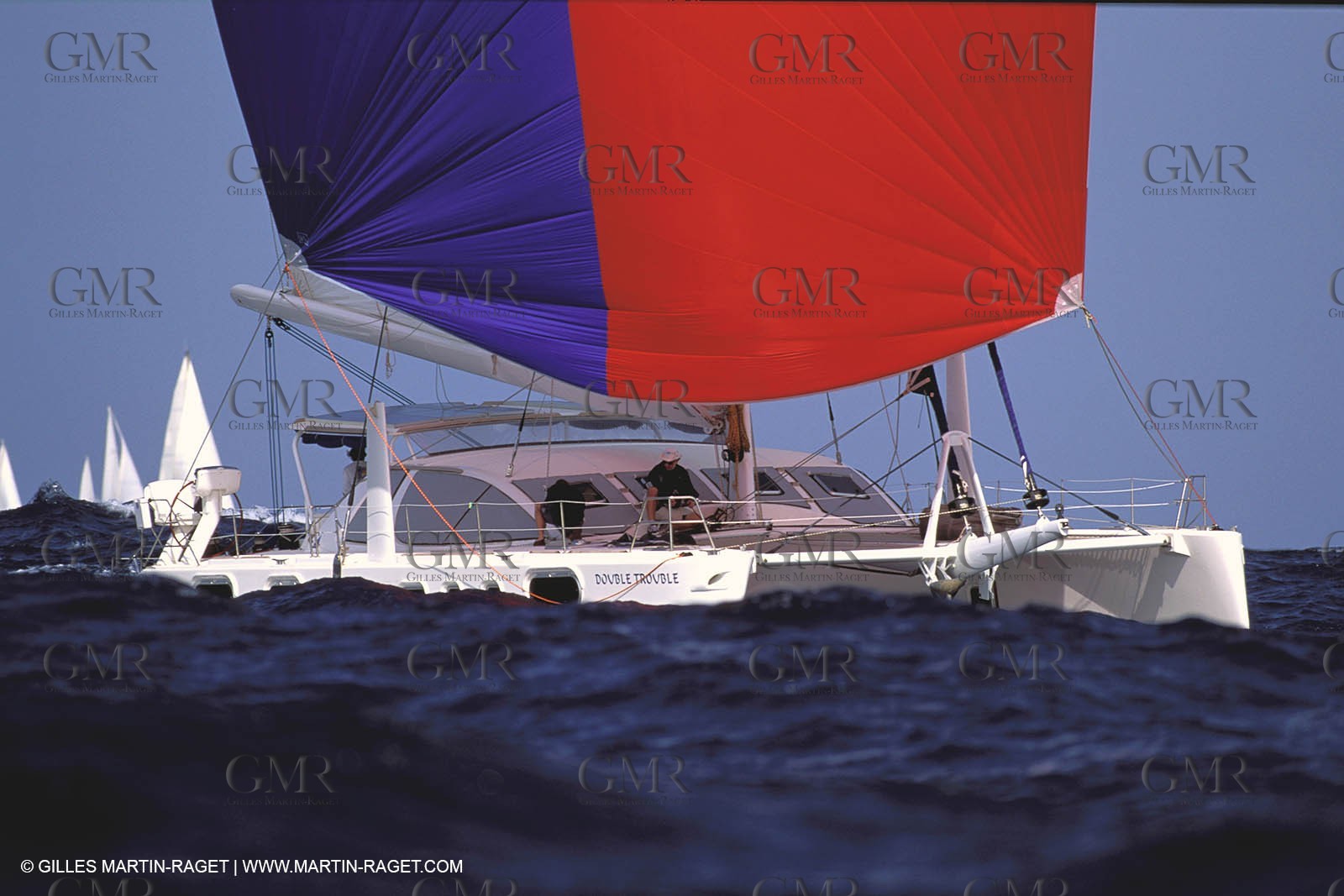 Cruising multihull sailing