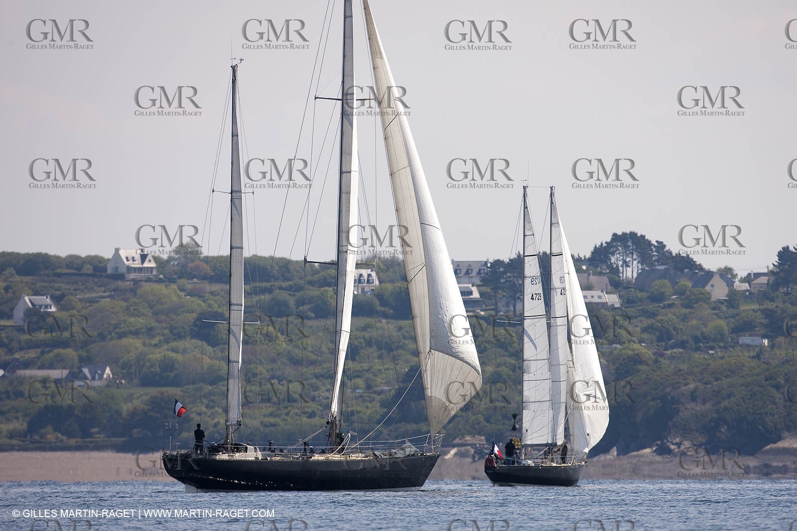 19 05 2010- Brest  - (FRA,56)  -  Les Pen Duick in Brest bay