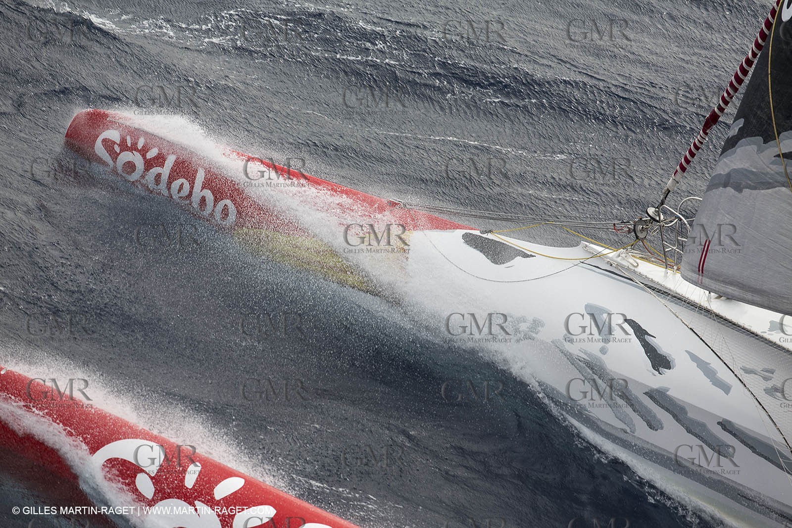 12 09 2012 - Marseille (FRA,13) - Trimaran Sodebo - Thomas Coville - Trans Mediterranée record attempt.