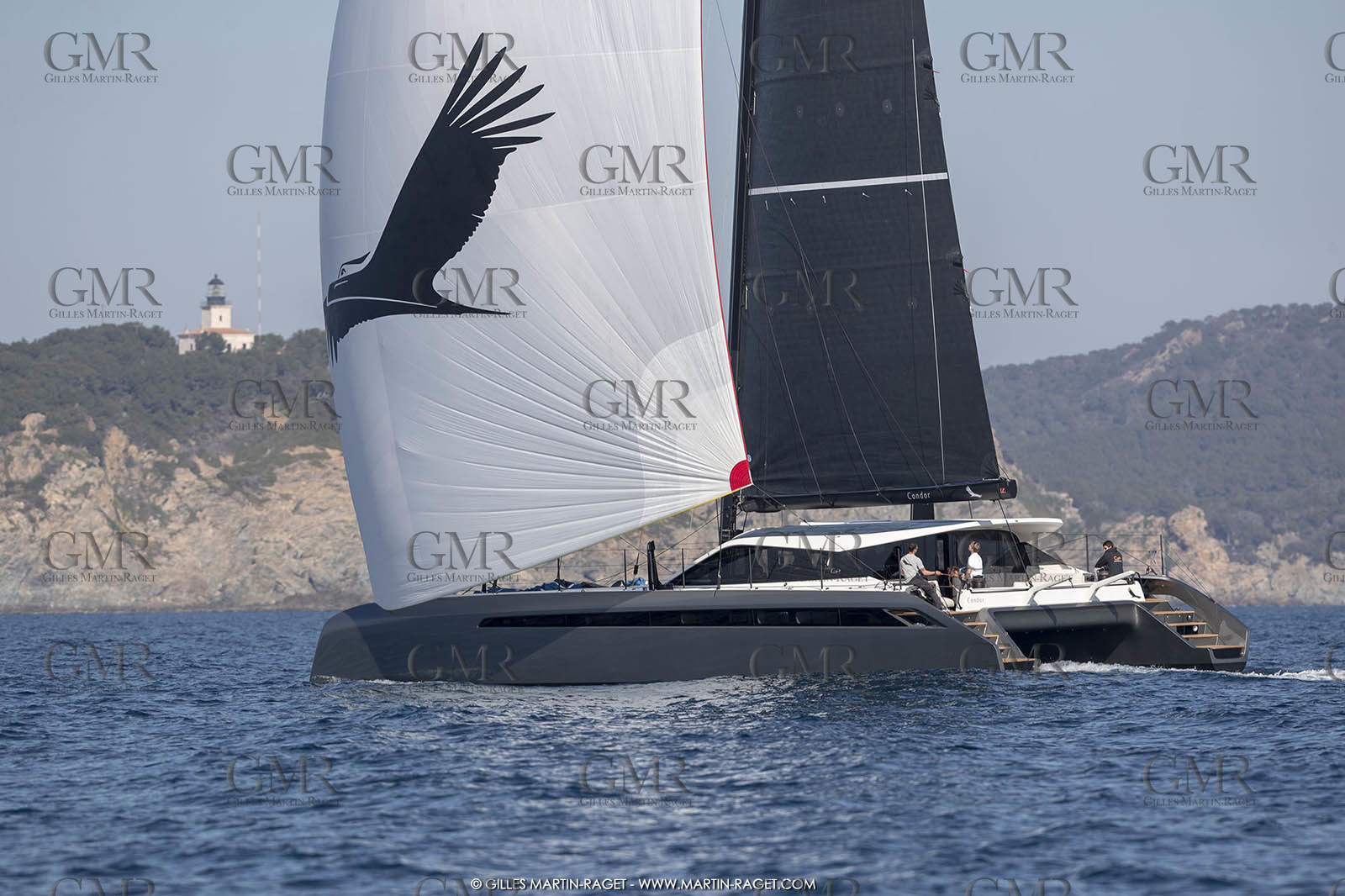 16 02 2019, Porquerolles (FRA,83), Gunboat 68 sail testing  3