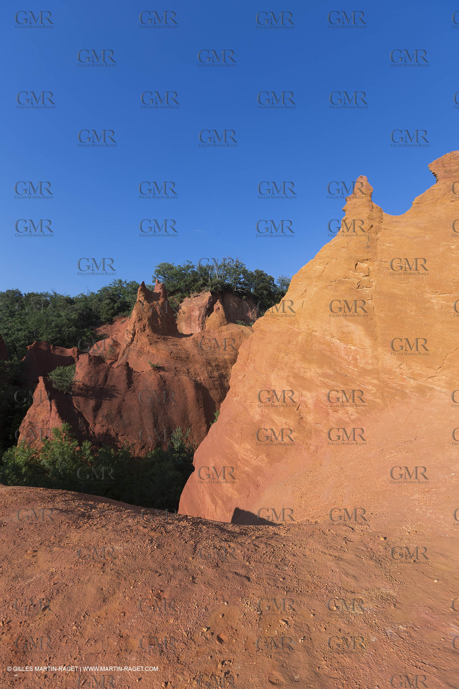 21 06 2018, Rustrel (FRA, 84), Anciennes carrières d'ocre