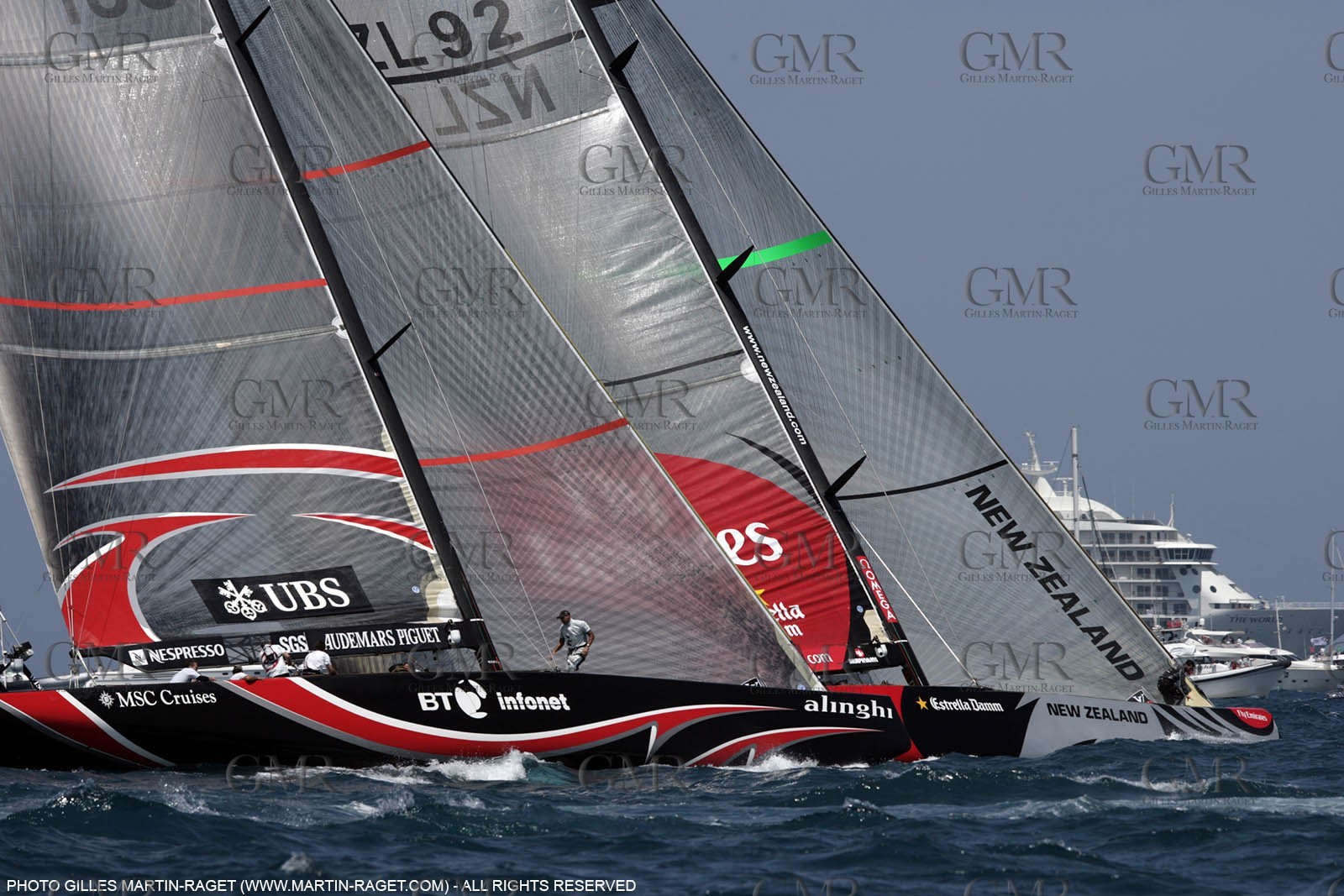 29 06 2007-Valencia (Spain)- 32nd America's Cup - Final Match - Day 5 - Alinghi vs Emirates Team New Zealand -