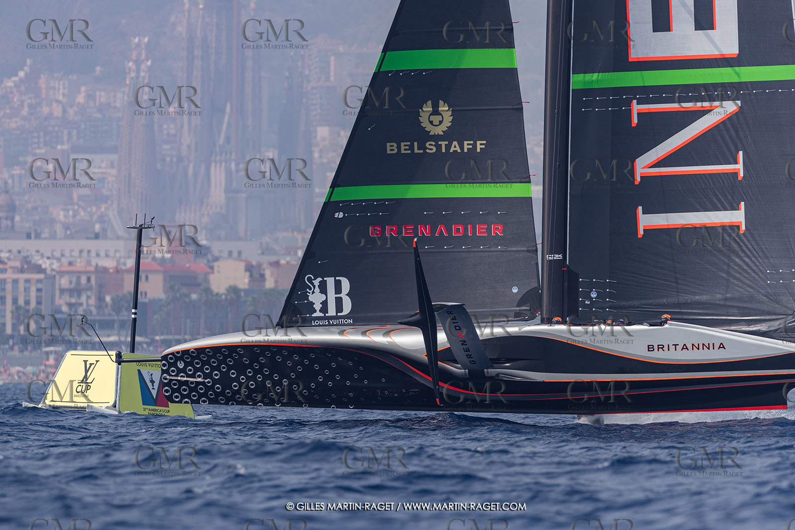 22 08 2024, Barcelona (ESP), Louis Vuitton 37th America's Cup, Louis Vuitton Preliminary Regatta, Race Day 1