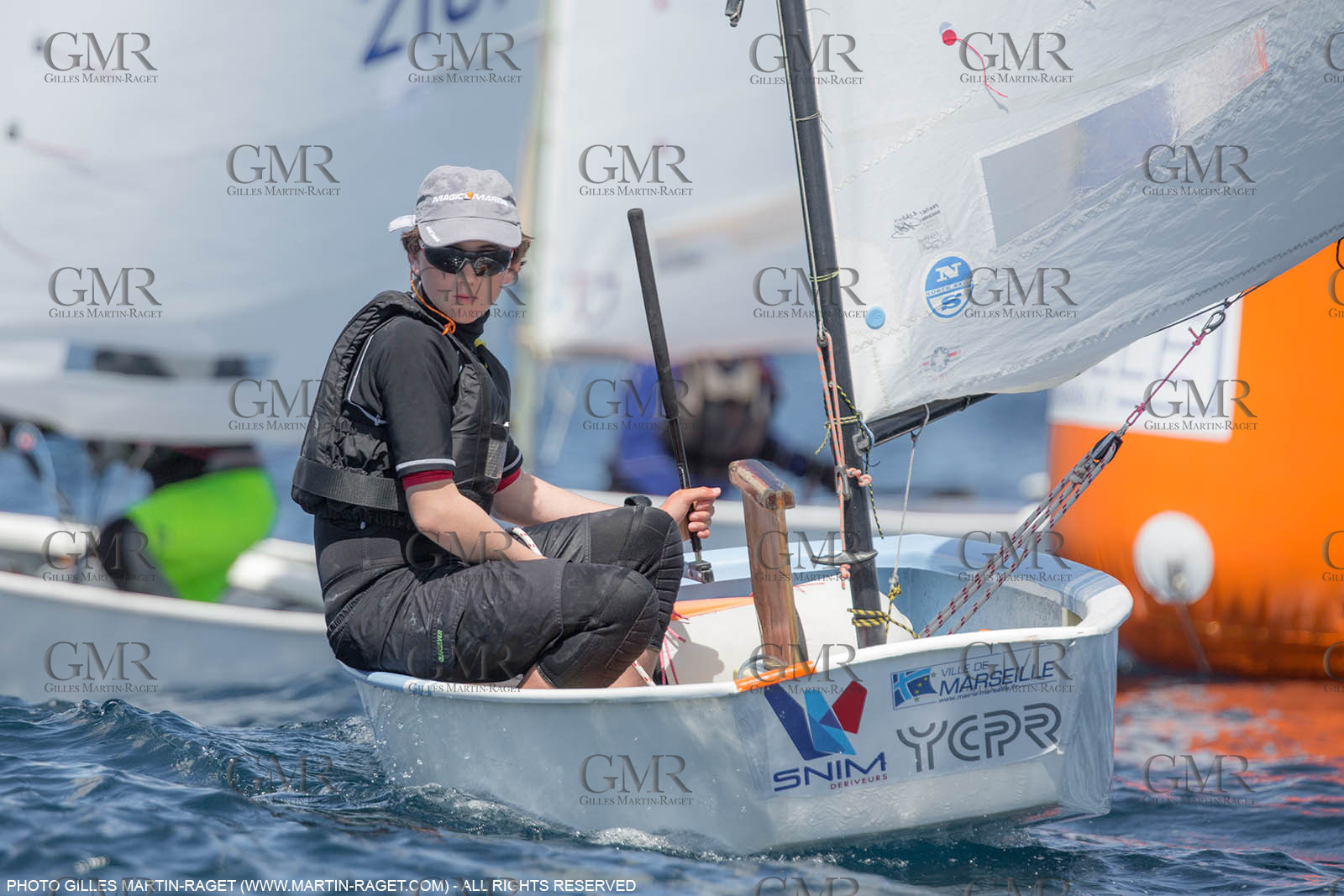 14 04 2016, Marseille (FRA,13), SNIM Dériveurs, Coupe Internationale de Printemps Optimist, Day 4