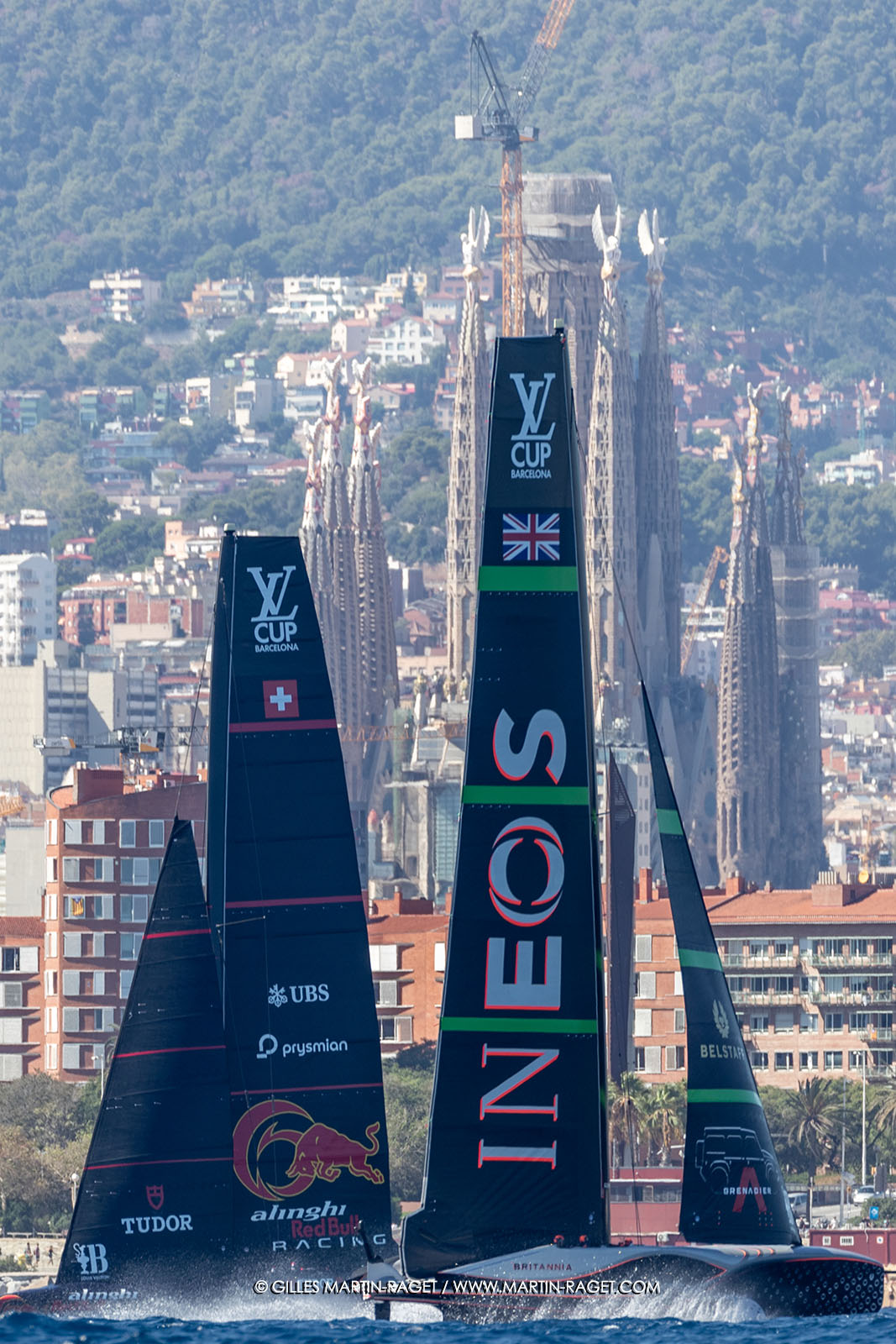 16 09 2024, Barcelona (ESP), 37th America's Cup, Louis Vuitton Cup Semi-final, Race Day 2