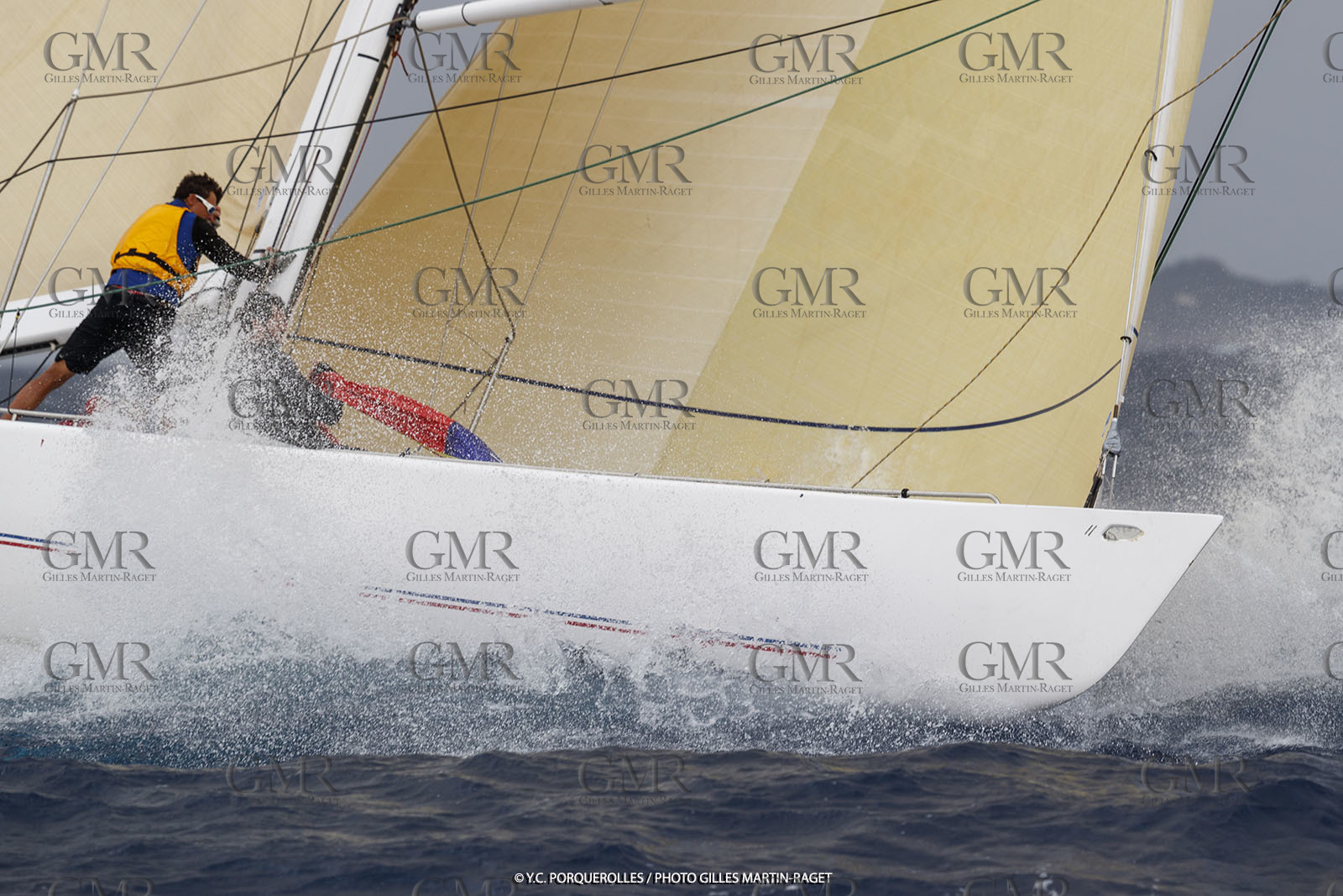 19 06 2024, Porquerolles Island (FRA), Championnat du monde des 12 m JI 2024, Race Day 1