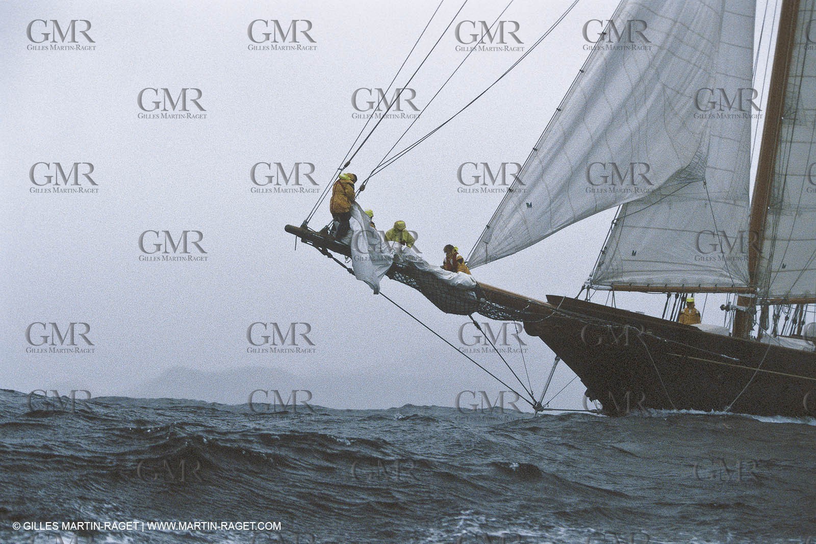 Classic yachts - Shenandoah at Cape Horn