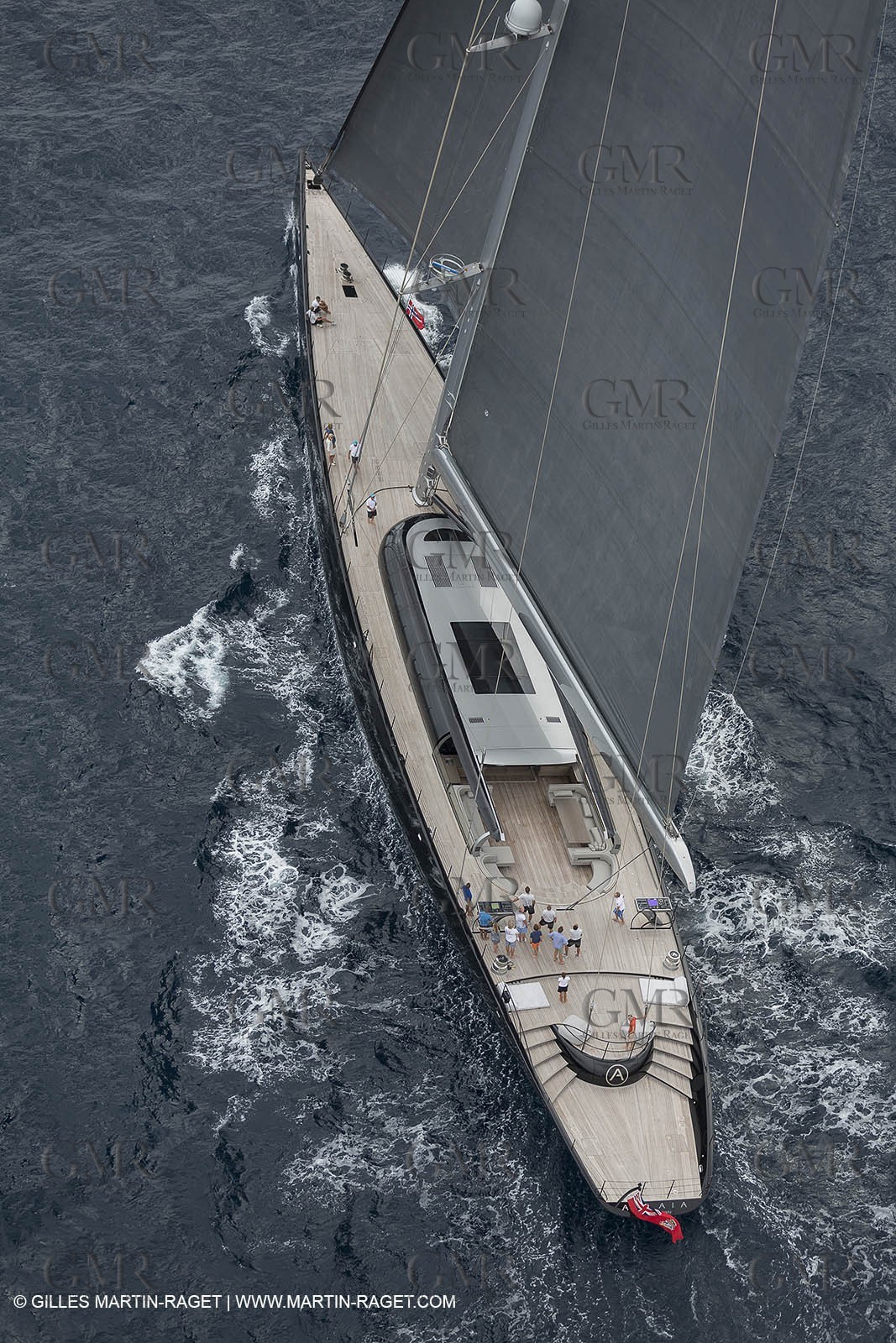 11 10 2014, Alicante (ESP), Volvo Ocean Race 2014-15 start, Super Yacht Aglaia