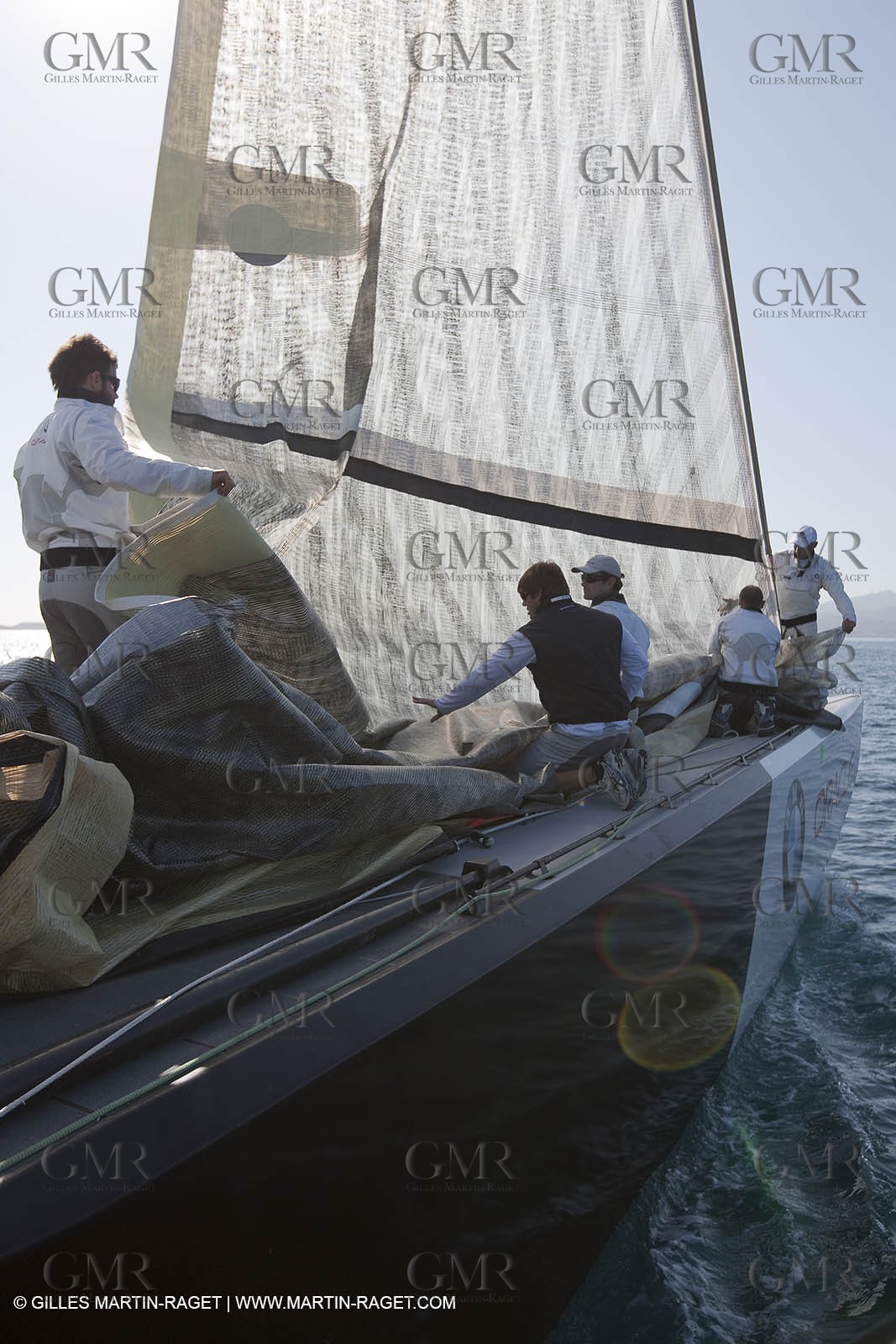 18 05 2010 - La Maddalena (ITA, Sardinia) Louis Vuitton Trophy - BMW ORACLE Racing - Training