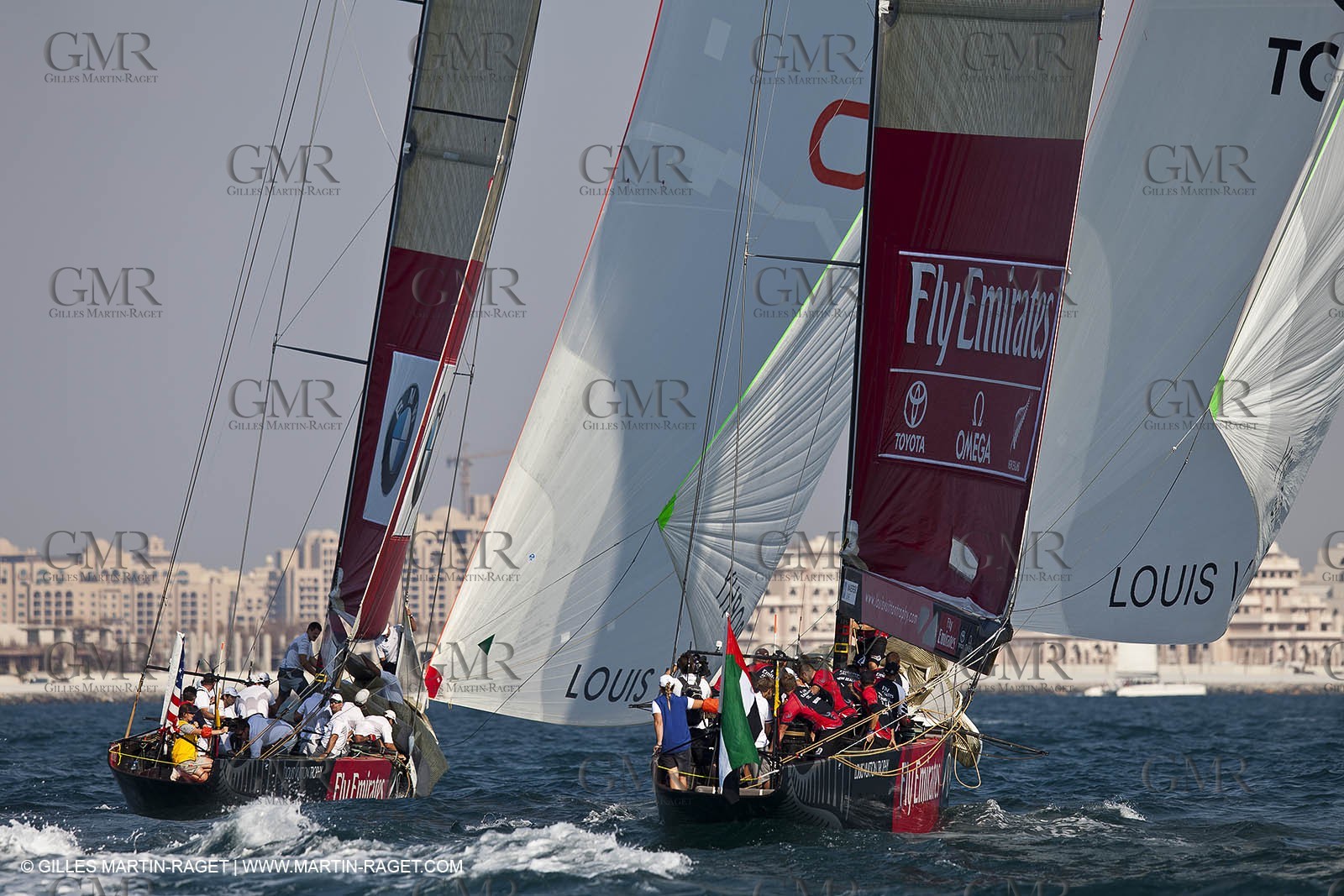 21 11 2010 - Dubai (UAE) - Dubai Louis Vuitton Trophy -  Round 2 - BMW ORACLE Racingg Vs Emirates Team New Zealand