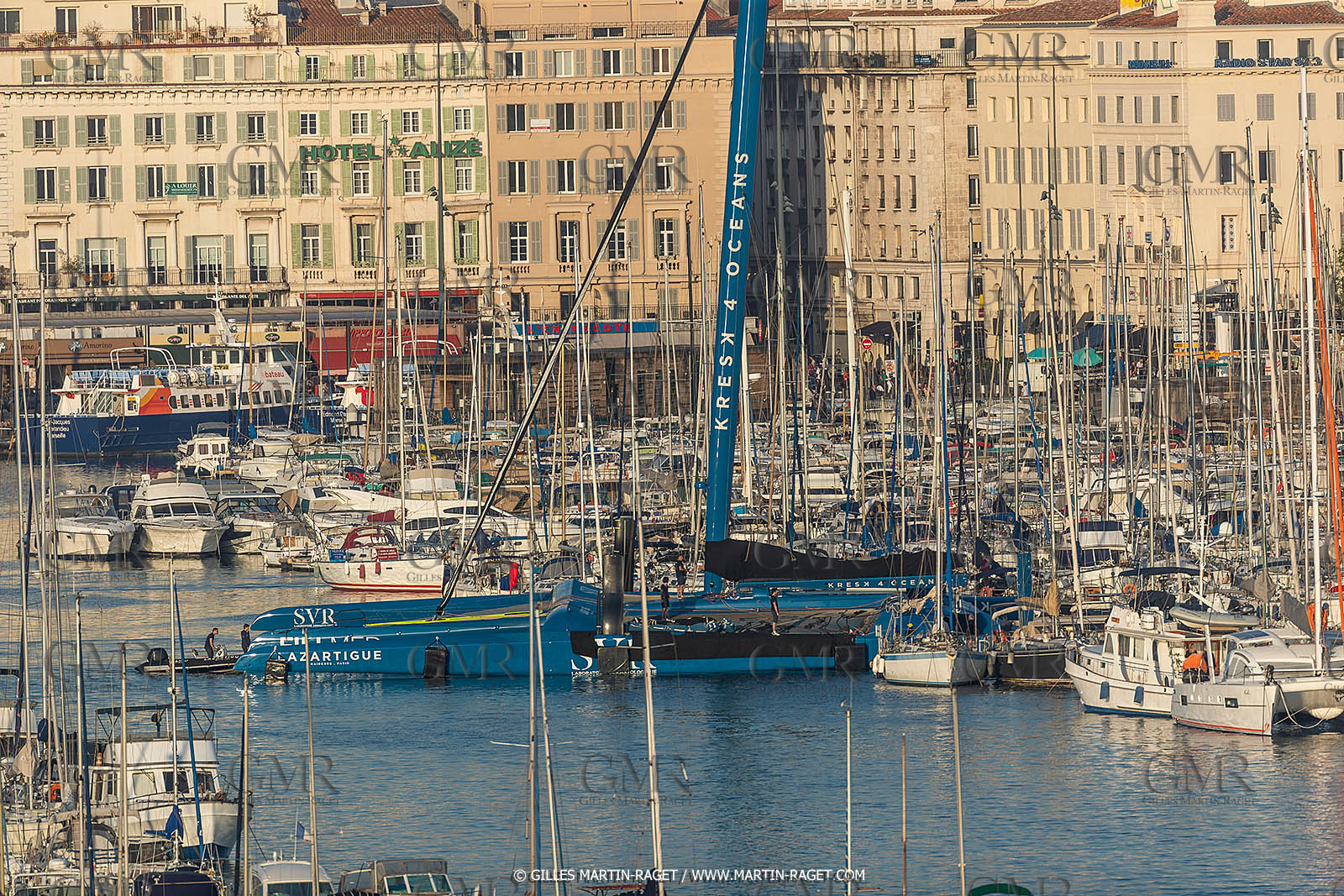 17 05 2022, Marseille (FRA), Arrivée du trimaran Ultim SVR LAZARTIGUE à Marseille