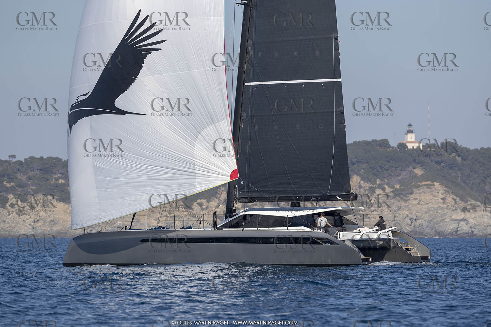 16 02 2019, Porquerolles (FRA,83), Gunboat 68 sail testing  3