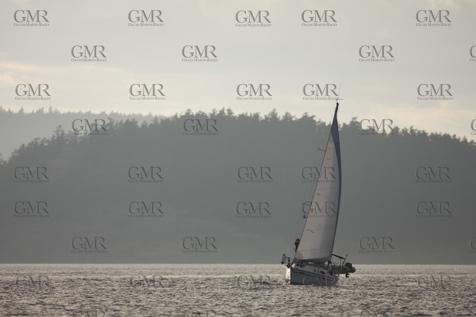 05 09 2008 - Anacortes (WA, USA) - America's Cup - BMW ORACLE Racing - 90 ft trimaran sea trials - Day 4