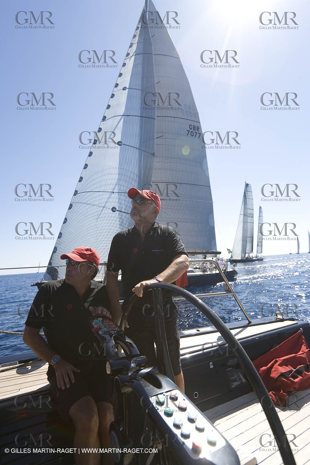 03 09 06 - Porto Cervo (Sardinia) - Maxi World Cup 2006 - Onboard Wally 90 Tango