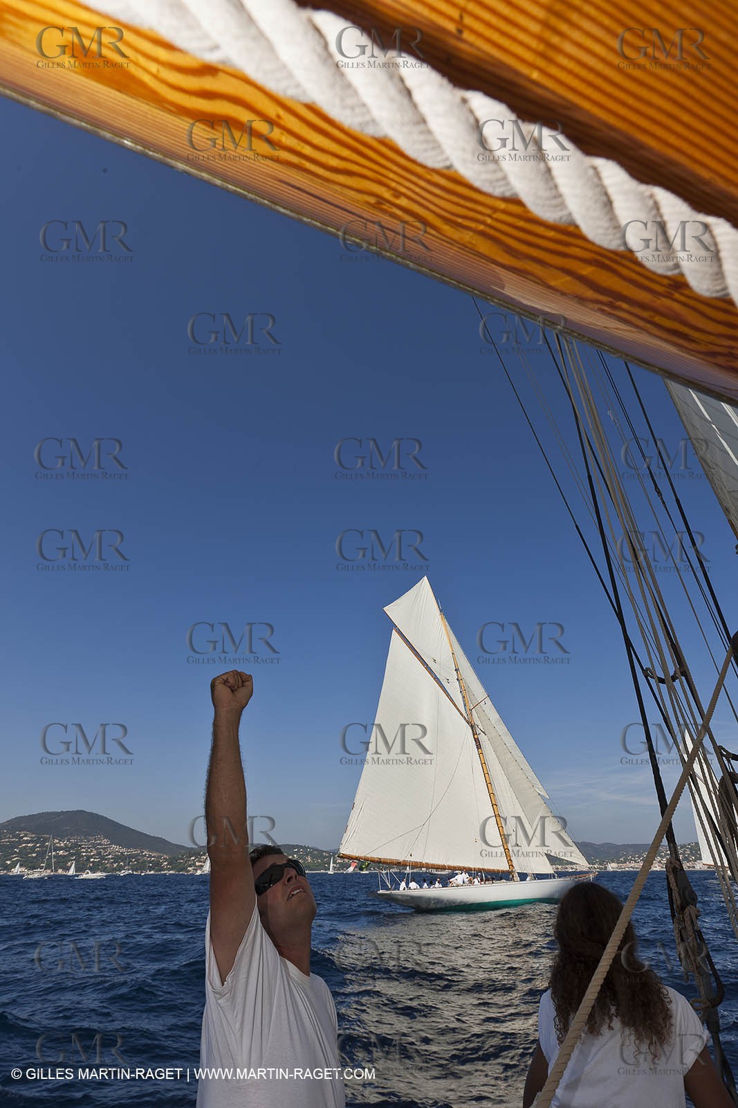 01 10 2011 - Saint Tropez (FRA,13) - Voiles de Saint Tropez 2011 - Classic Yachts - Day 5 - Onboard Mariquita