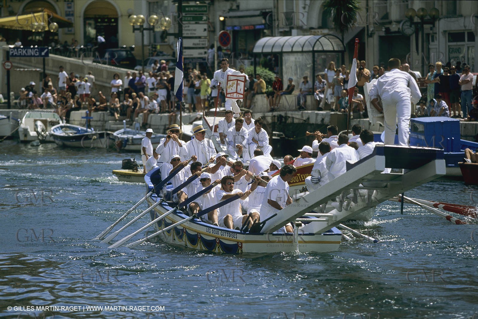 France, Languedoc -Roussilon, Joutes à Sète (34)