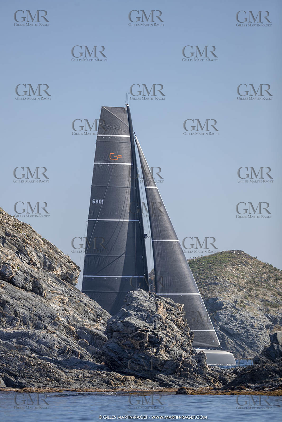 16 02 2019, Porquerolles (FRA,83), Gunboat 68 sail testing  3