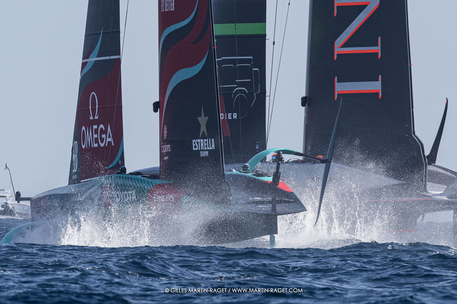 16 10 2024, Barcelona (ESP), Louis Vuitton 37th America's Cup, Final Match, Race Day 4, Race 6