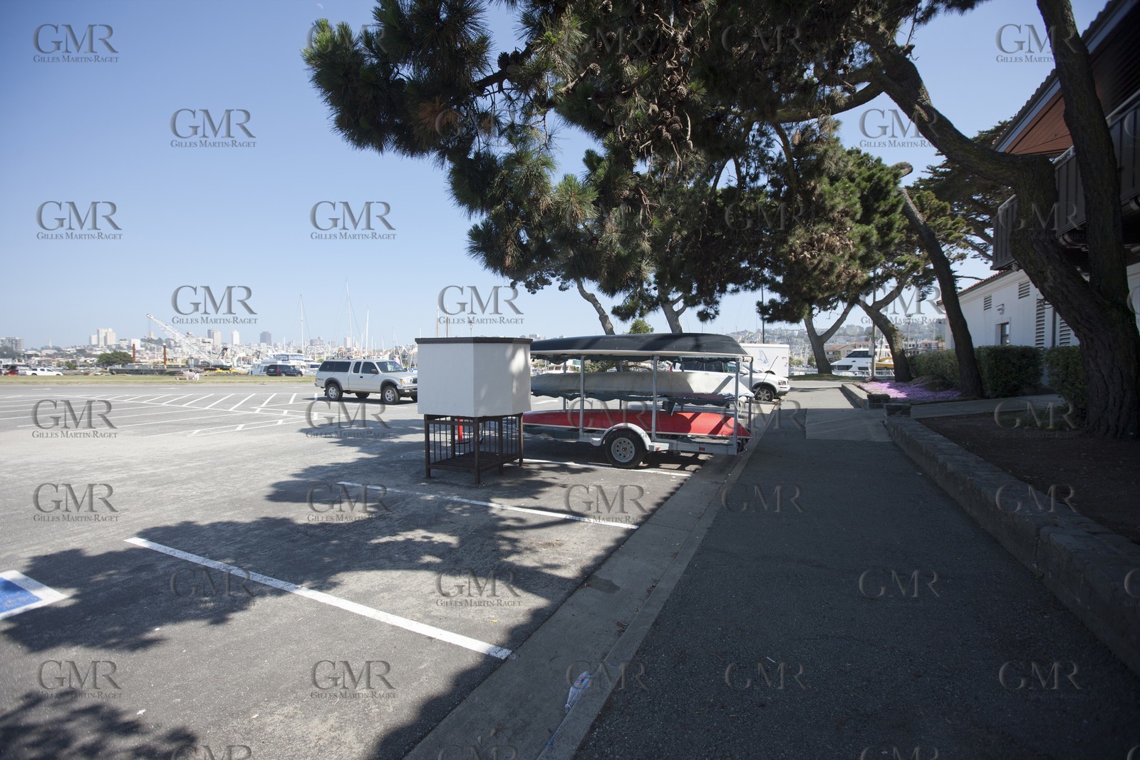 07 06 2011 - San Francisco (USA,CA) - 34th America's Cup - San Francis Yacht Club parkings