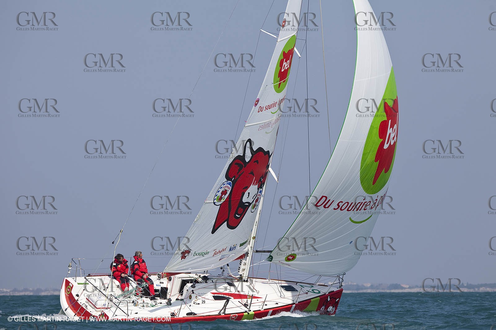 13 03 2010 -  La Grande Motte   Port Camargue (FRA) - Groupe Bel - Kito de Pavant   Sebastien Audigane training for Transat AG2R