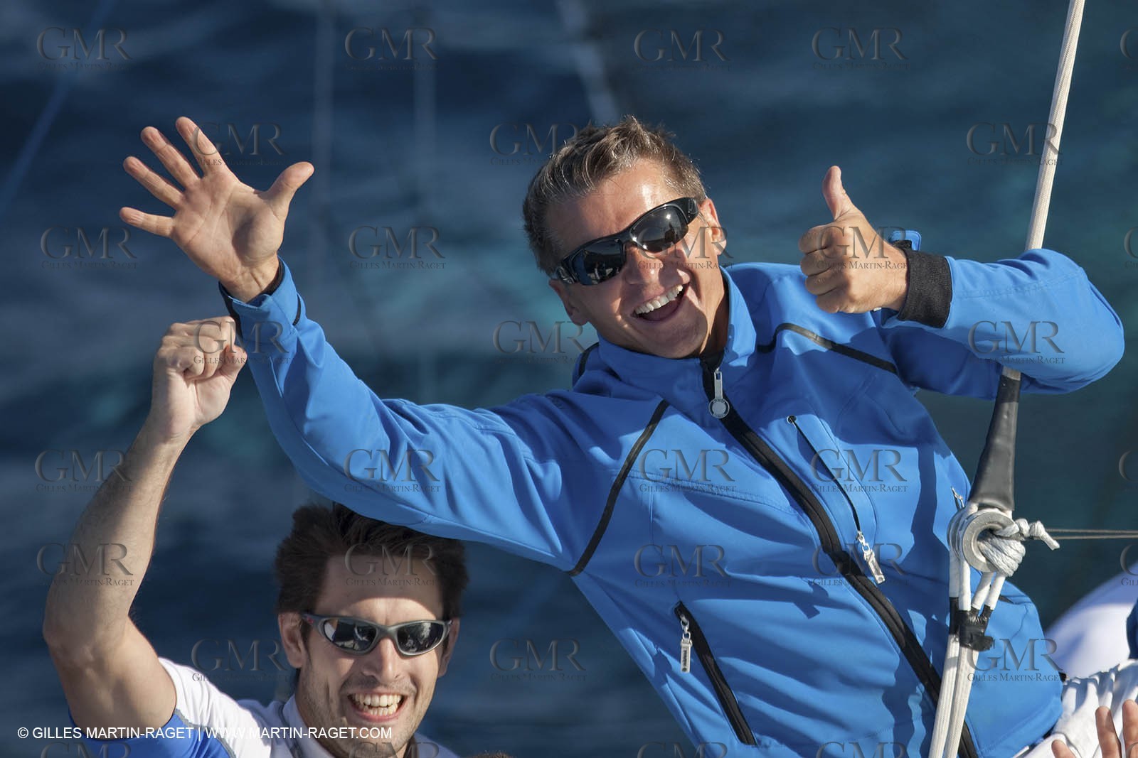 05 09 2009 - Hyères (FRA, 83) Hydroptère beat the overal sailing speed record with a run at 51,36 knts ( subjet to ratification by WSSRC) - Alain Thébault