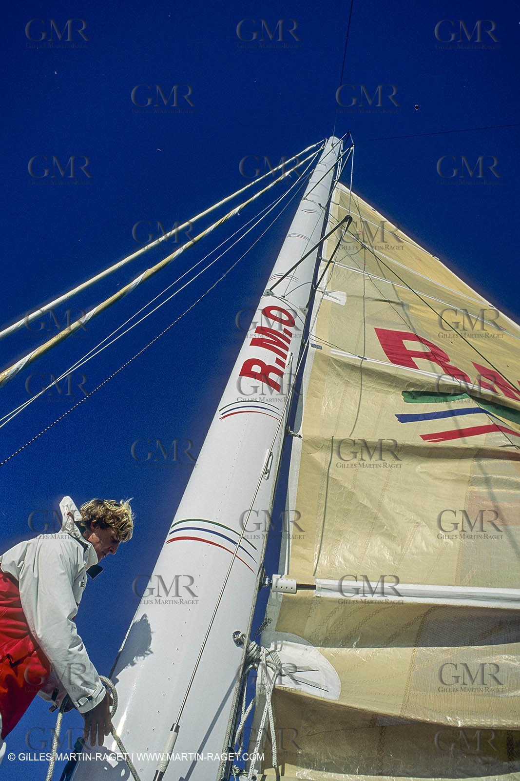 Sailing, Offshore Racing, Route du Rhum 1990, RMO, Laurent Bourgnon