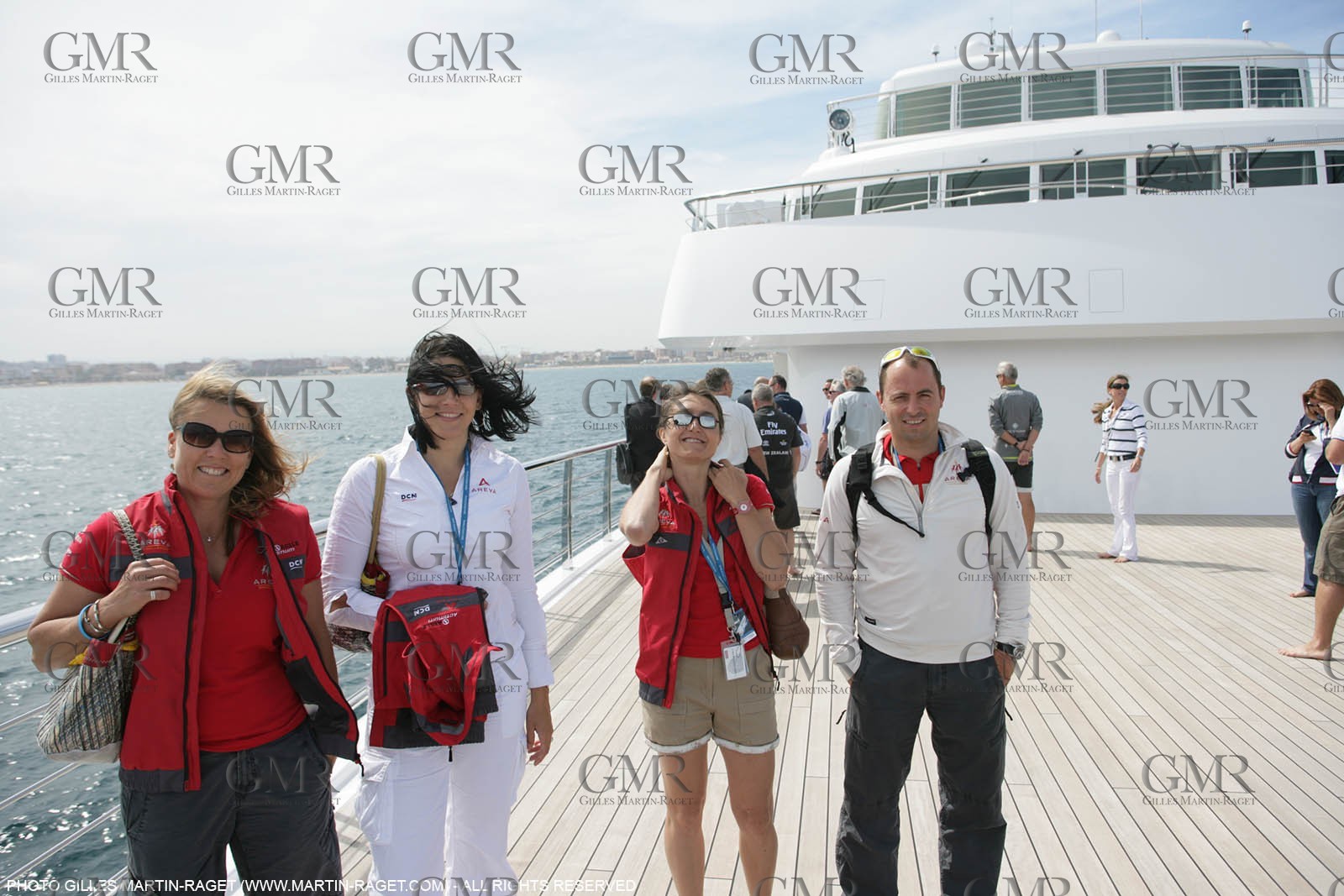 17 05 2007-Valencia (Spain)- 32nd America's Cup - Louis Vuitton Cup - Semi-final - Day 3 - San Francisco event presentation to Syndicate representative onboard Rising Sun