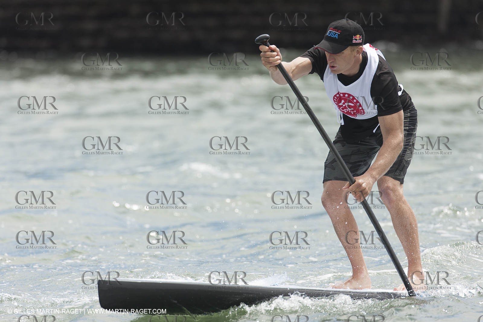 01 09 2013 - San Francisco (USA,CA) - 34th America's Cup - AC Village at Marina Green, AC Open, Stand Up Paddle; Jimmy Spithill