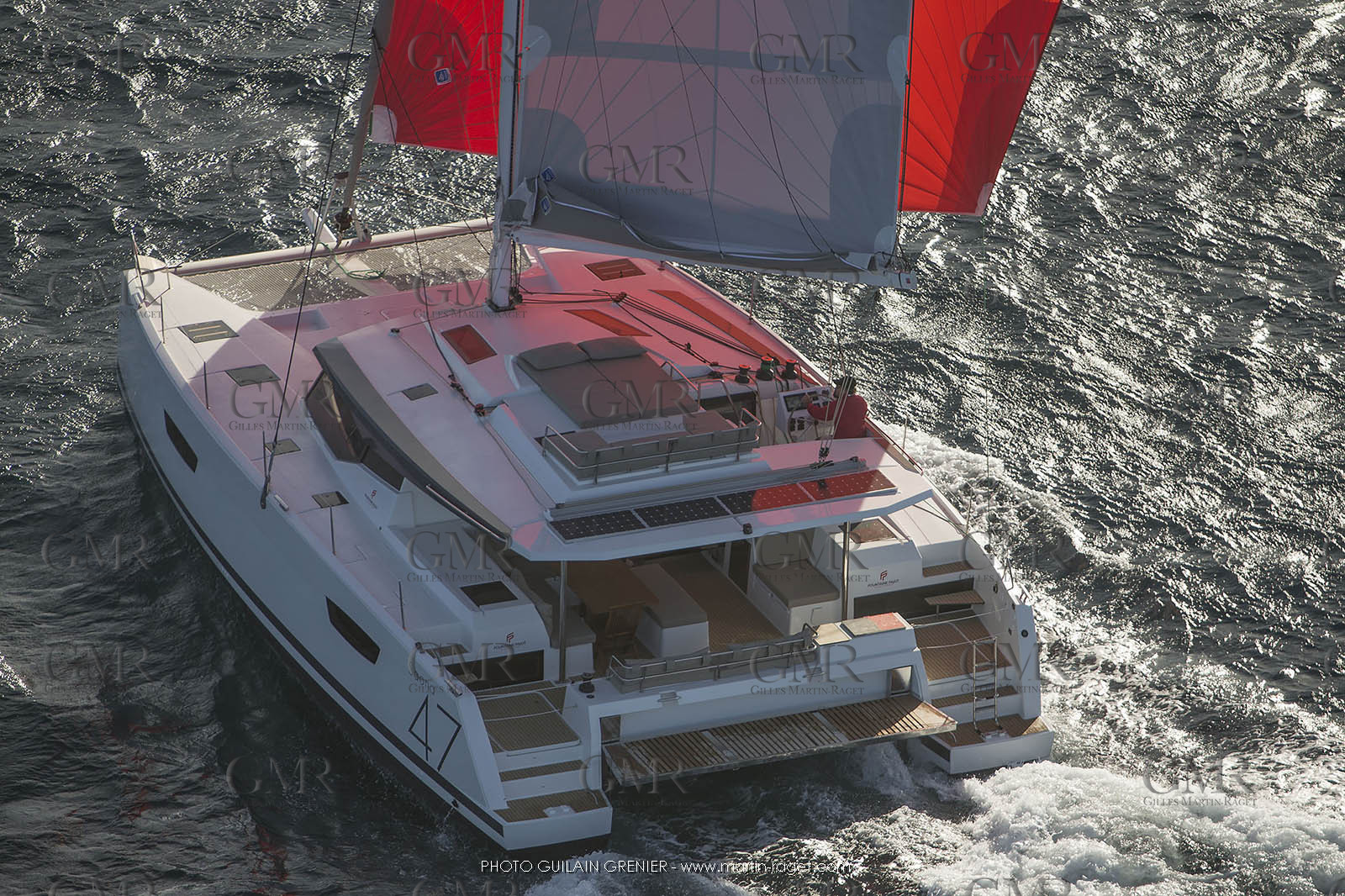 Saona 47 - Fountaine Pajot - shooting helico - 7 6 2017 - Photo Guilain Grenier