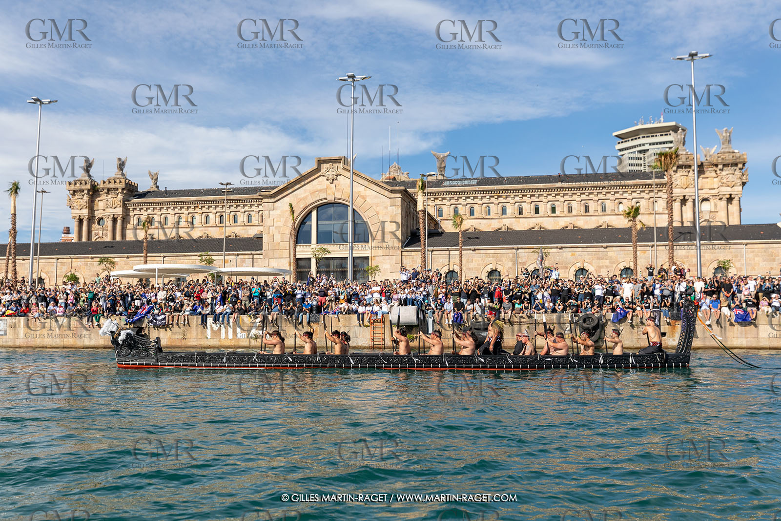 19 10 2024, Barcelona (ESP), Louis Vuitton 37th America's Cup, Final Match, Race Day 6, Dock out