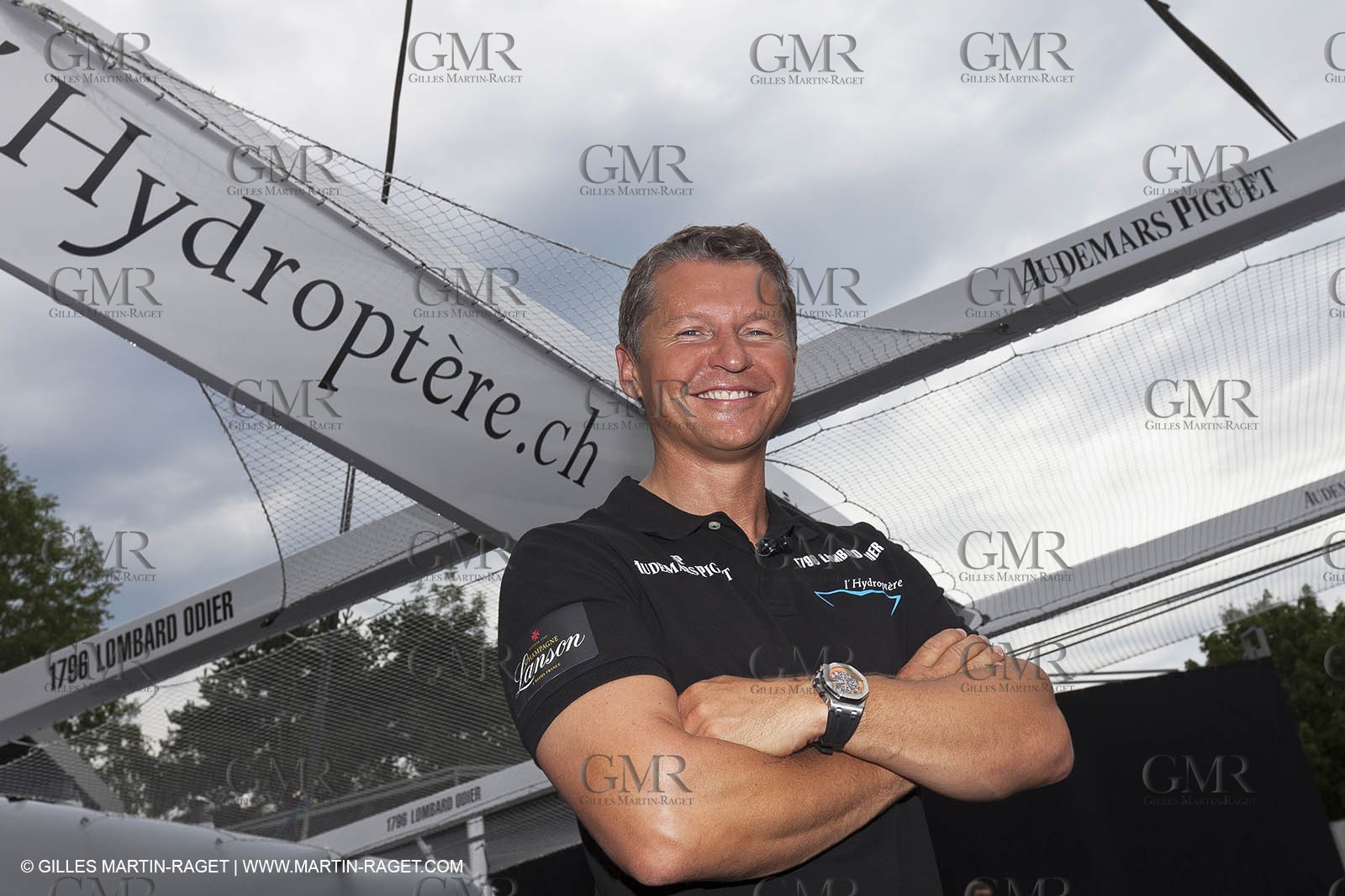 23 08 2010 - Ecublens (SUI) - L'Hydroptère.CH - Project launch - Alain Thébault