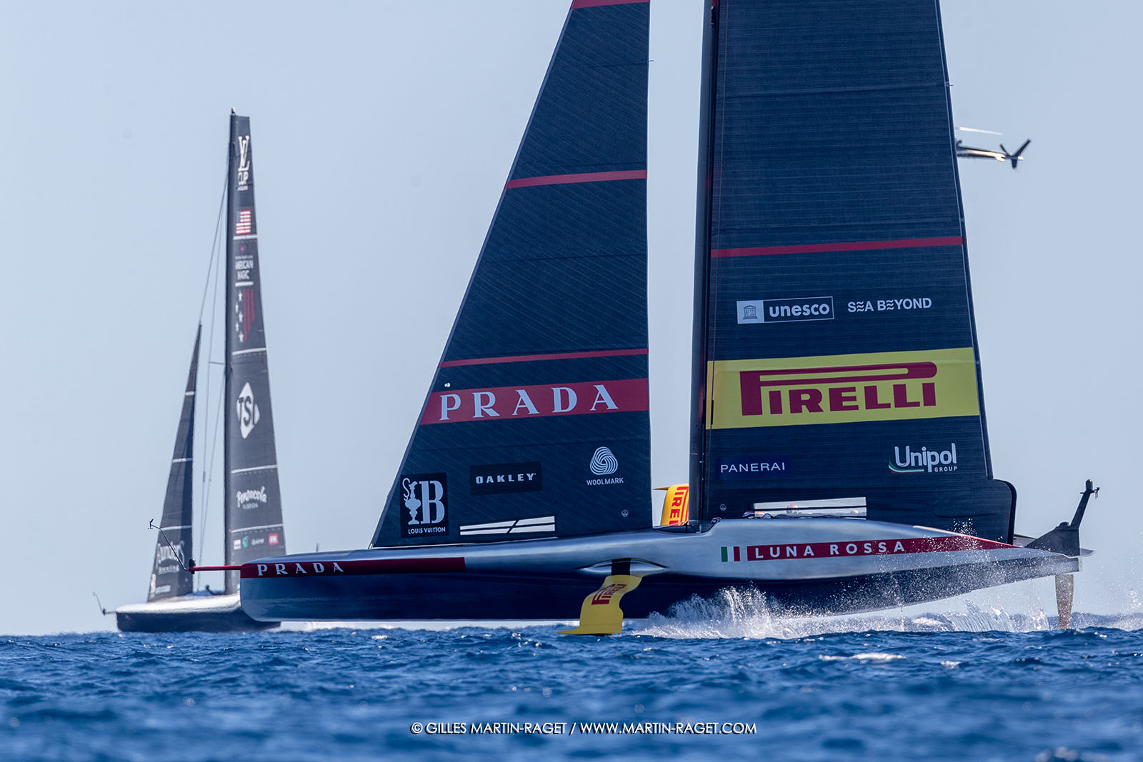 16 09 2024, Barcelona (ESP), 37th America's Cup, Louis Vuitton Cup Semi-final, Race Day 2